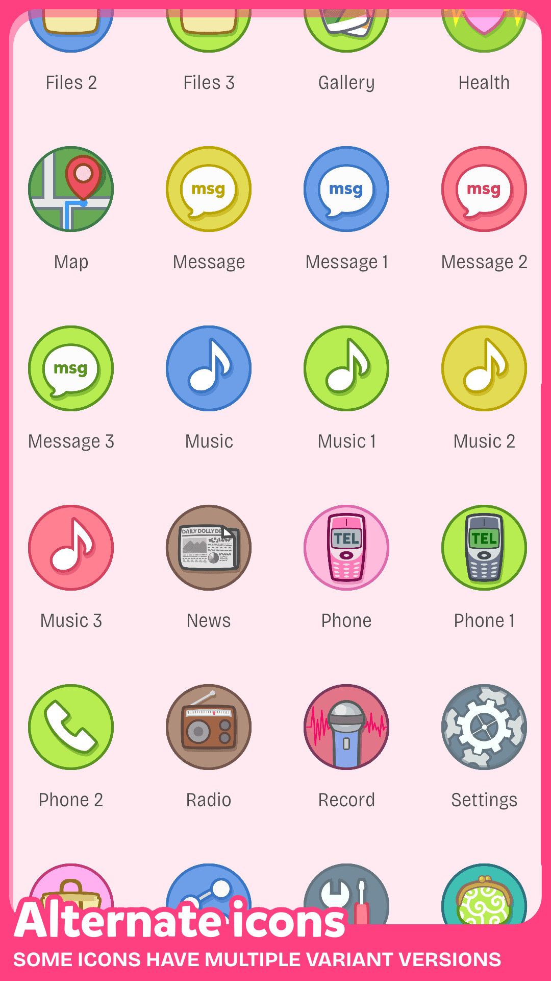 Скриншот 3 — Dollphone Icon Pack