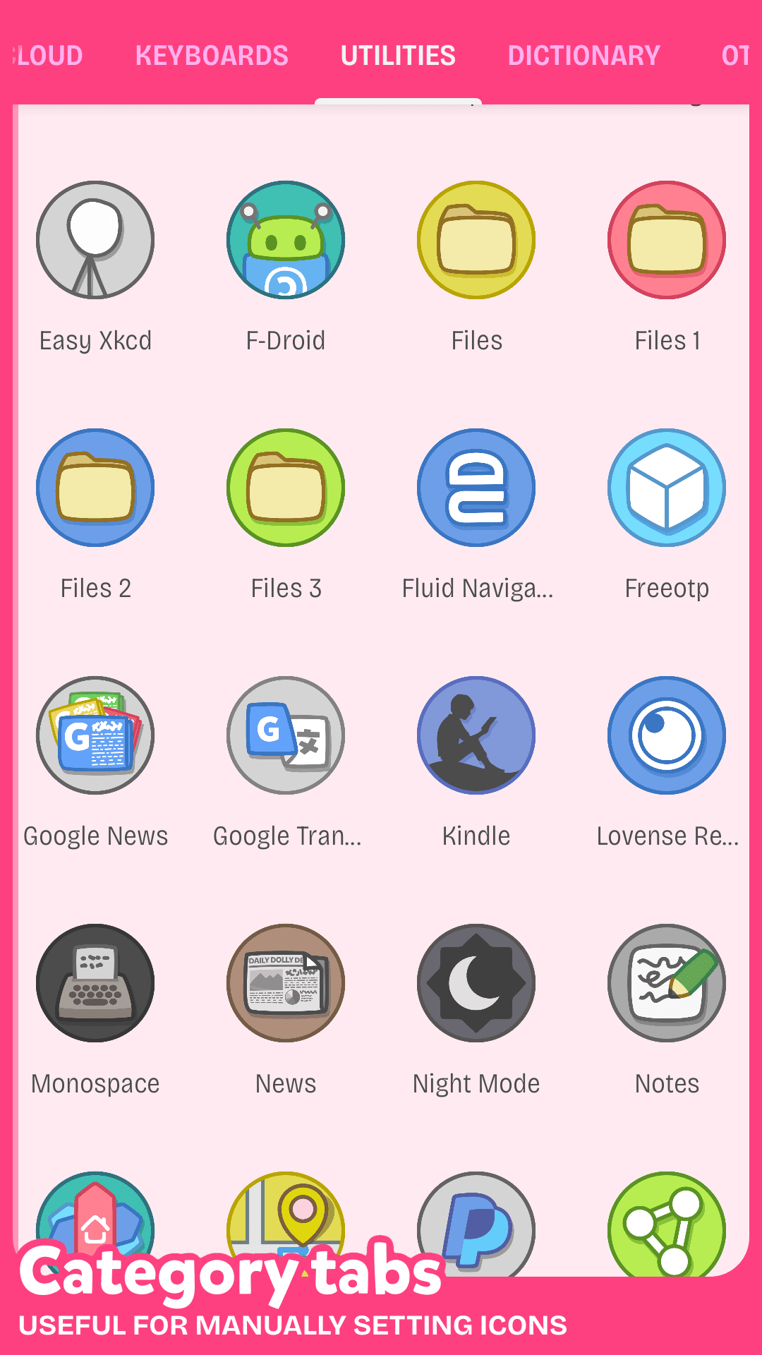 Скриншот 4 — Dollphone Icon Pack