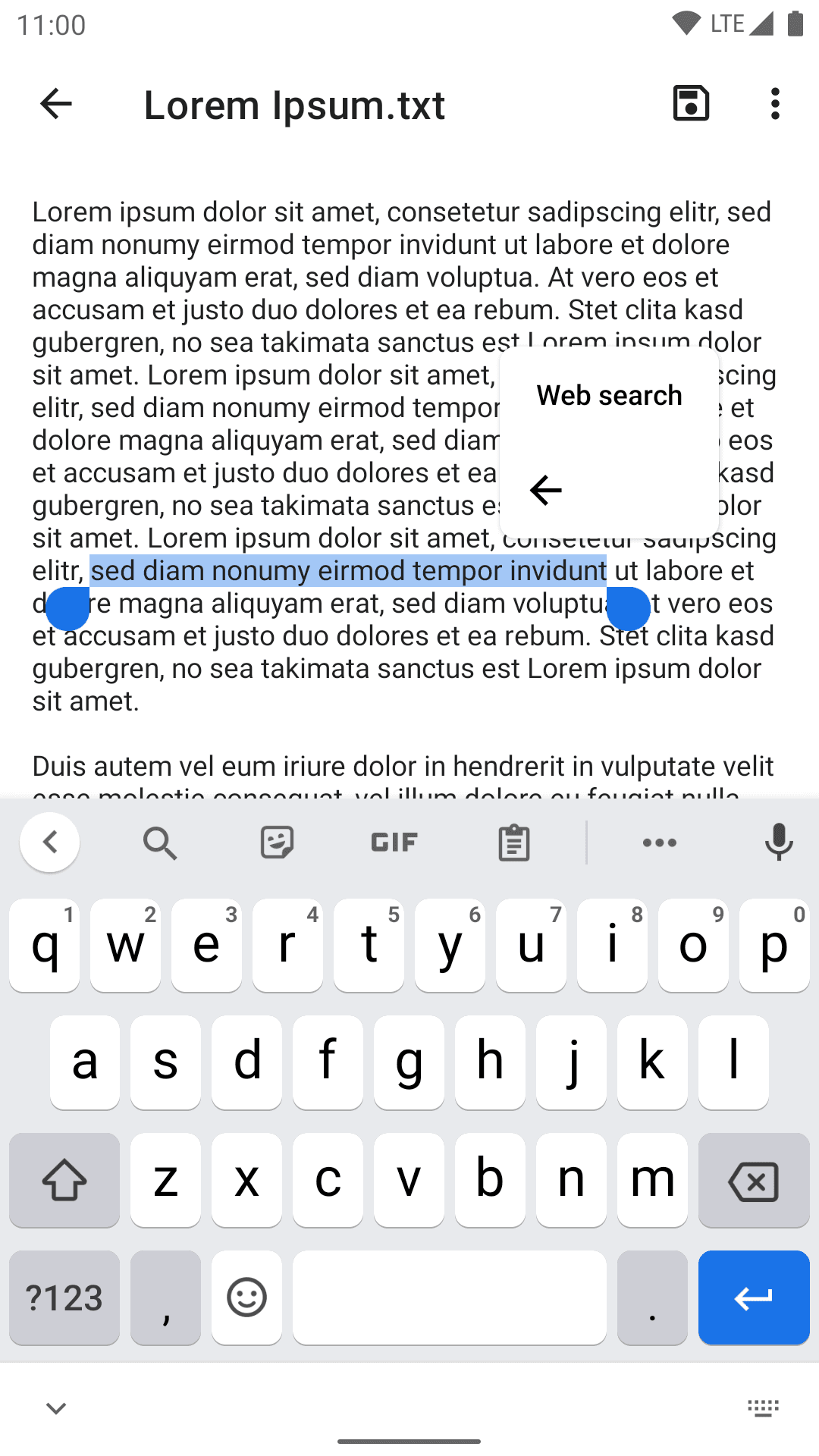 Скриншот 1 — Select Text to Search