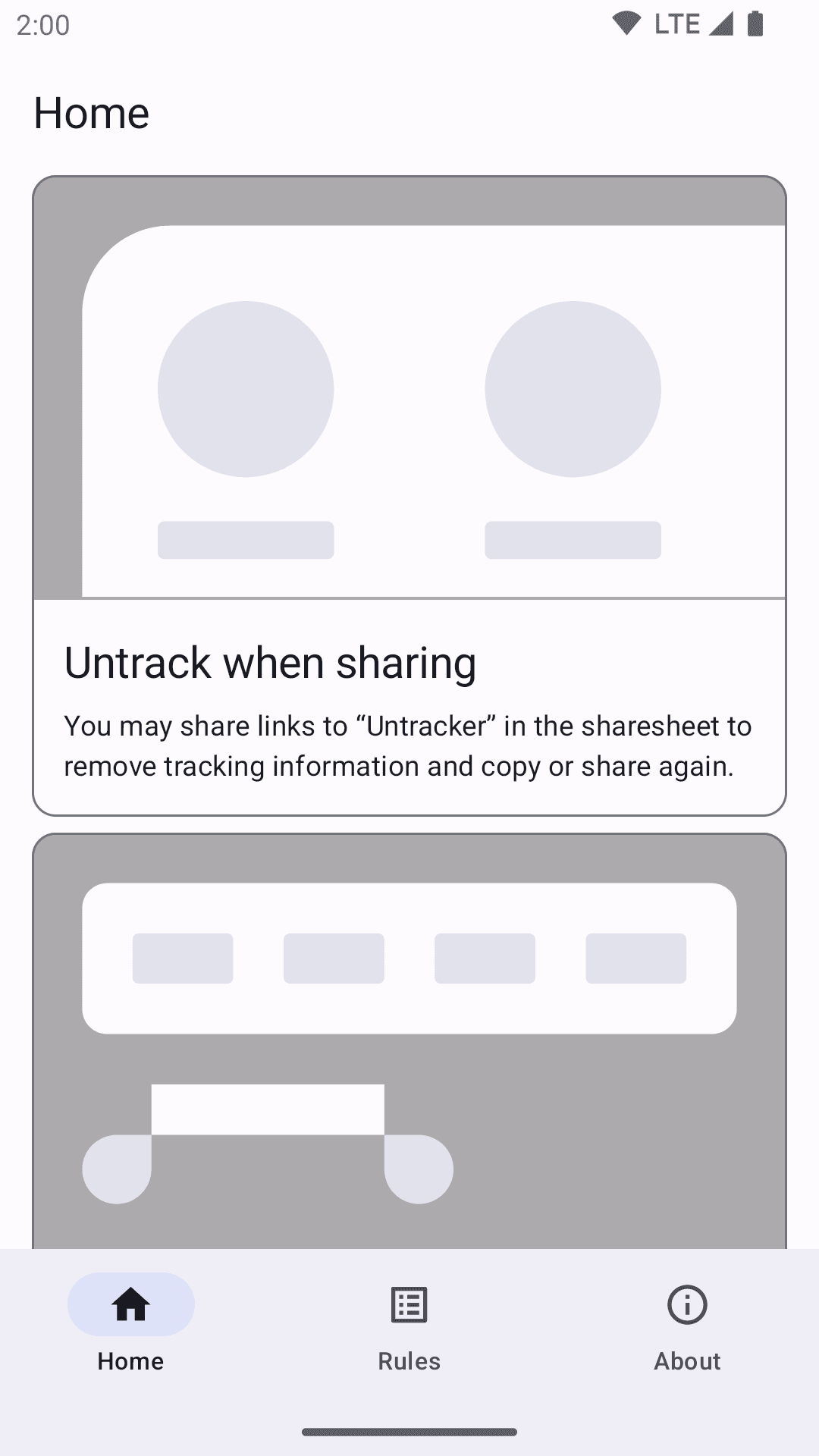 Скриншот 1 — Untracker