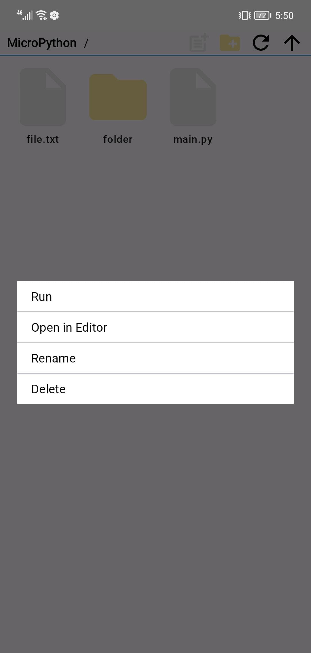 Скриншот 3 — Micro REPL