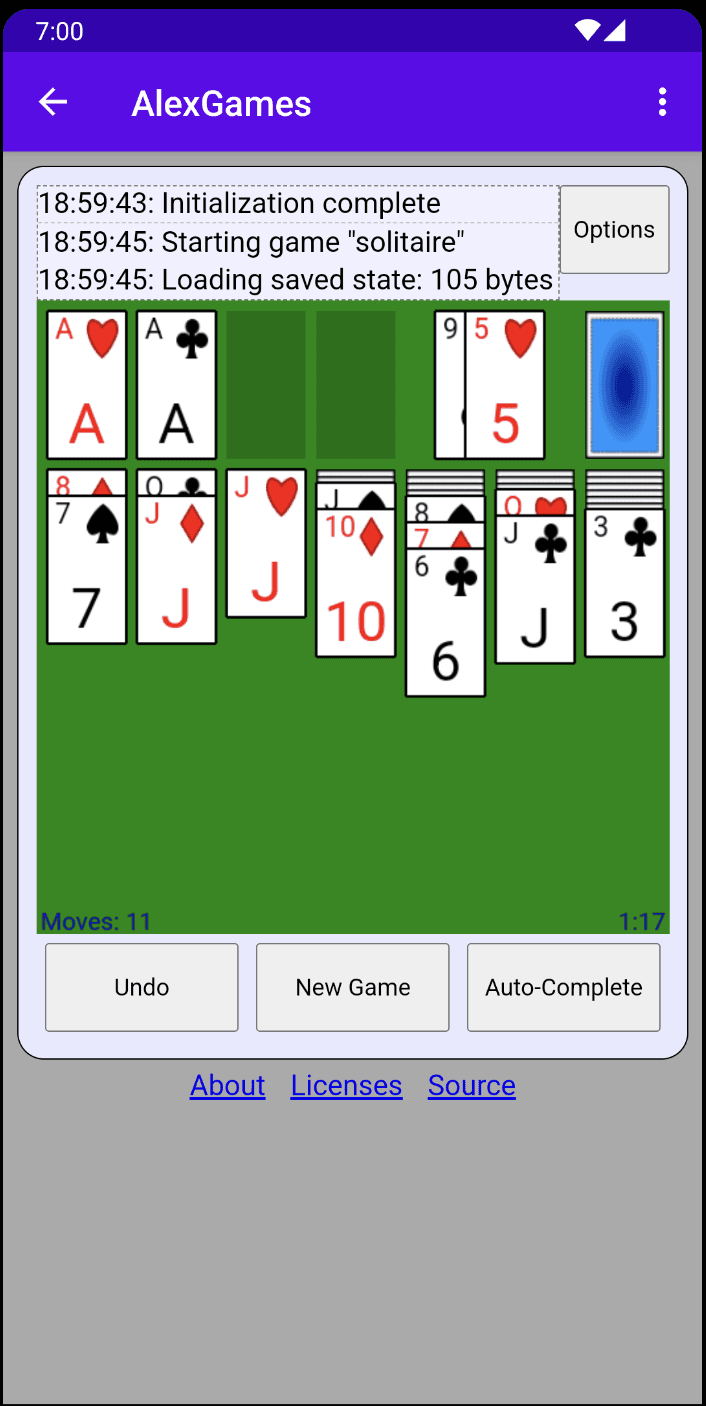 Скриншот 1 — AlexGames