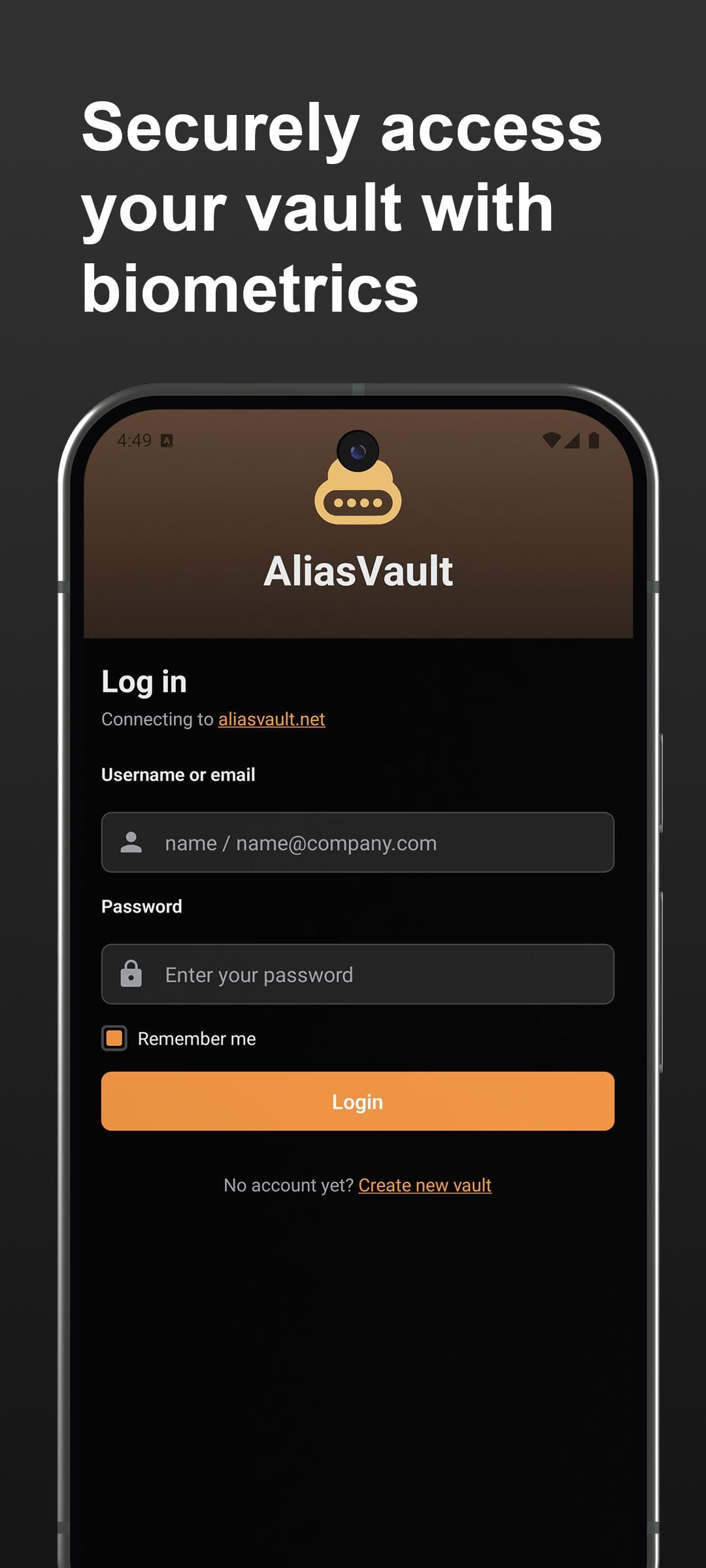Скриншот 2 — AliasVault