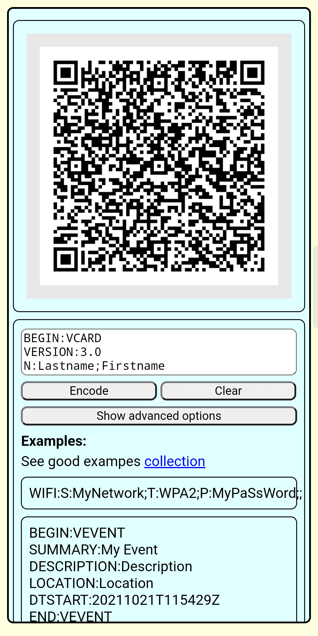 Скриншот 2 — [lWS.QR] lightweight Web Server QR code