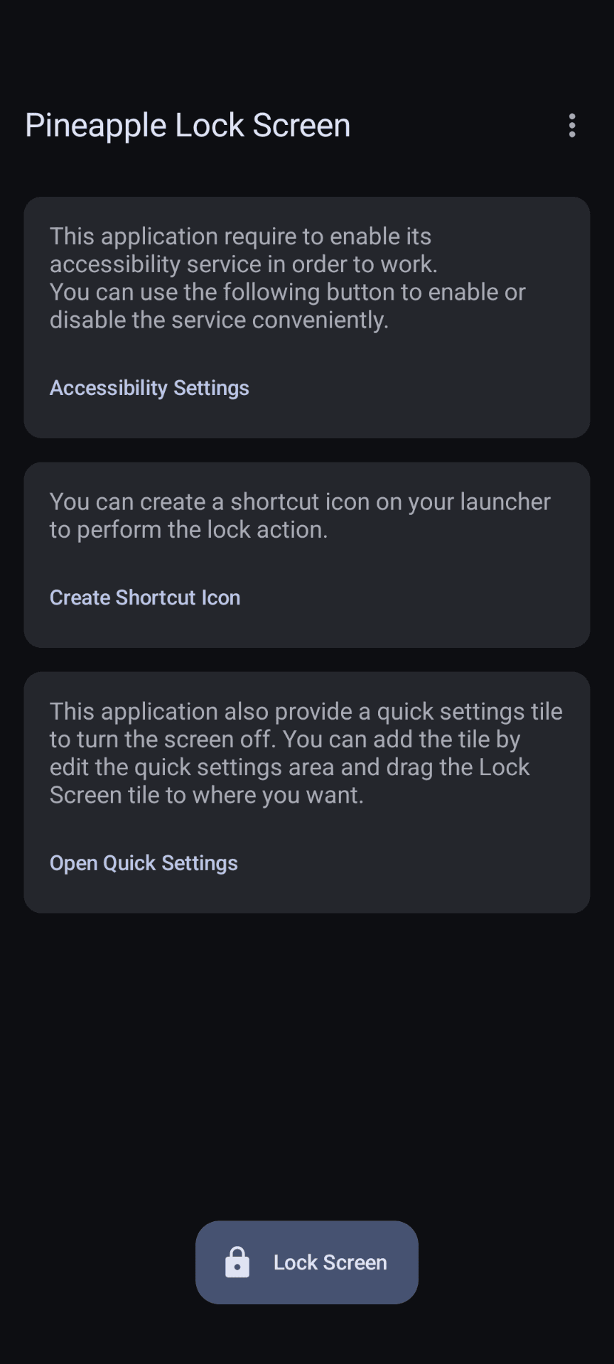 Скриншот 1 — Pineapple Lock Screen (OSS)