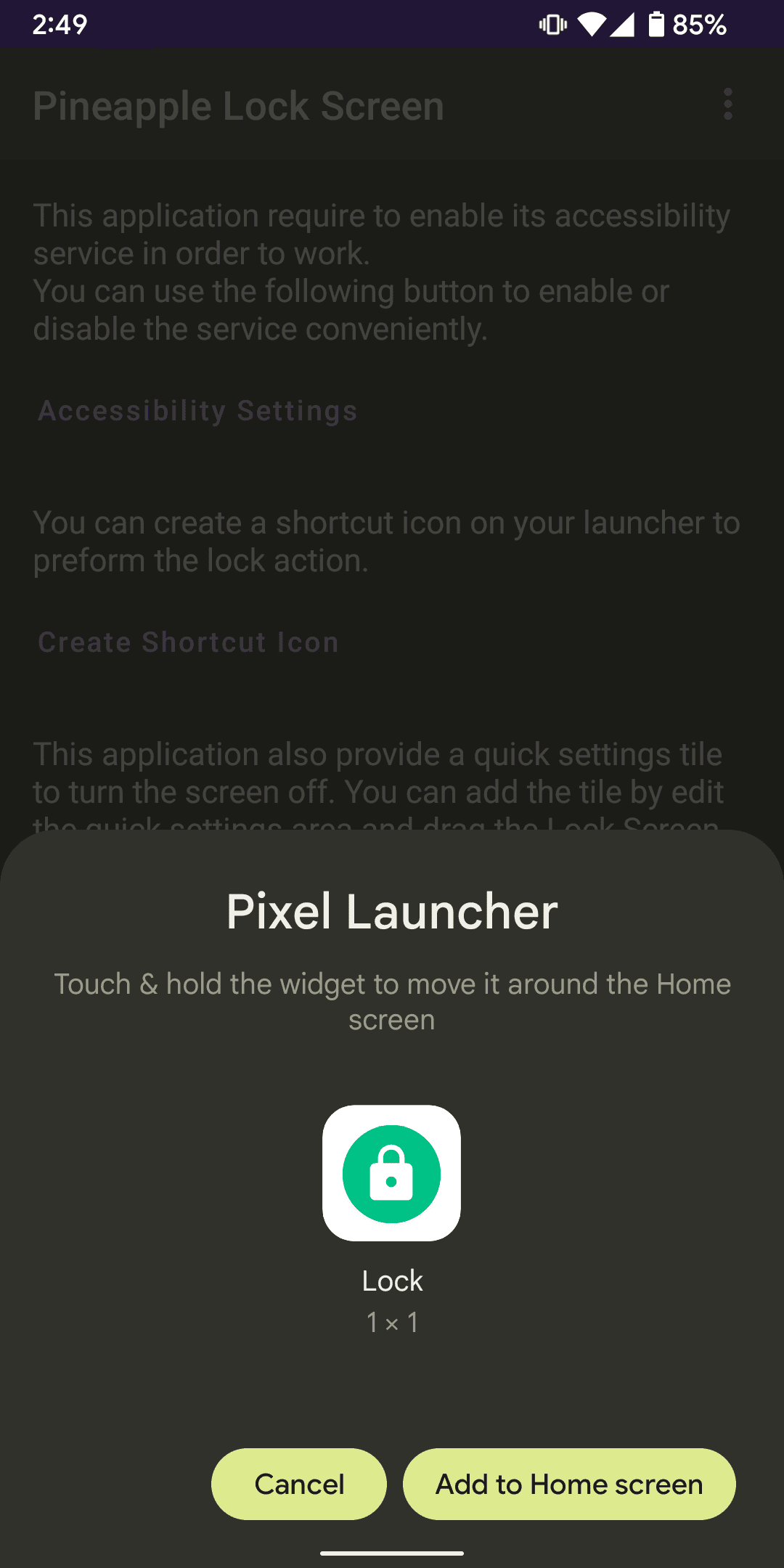 Скриншот 2 — Pineapple Lock Screen (OSS)
