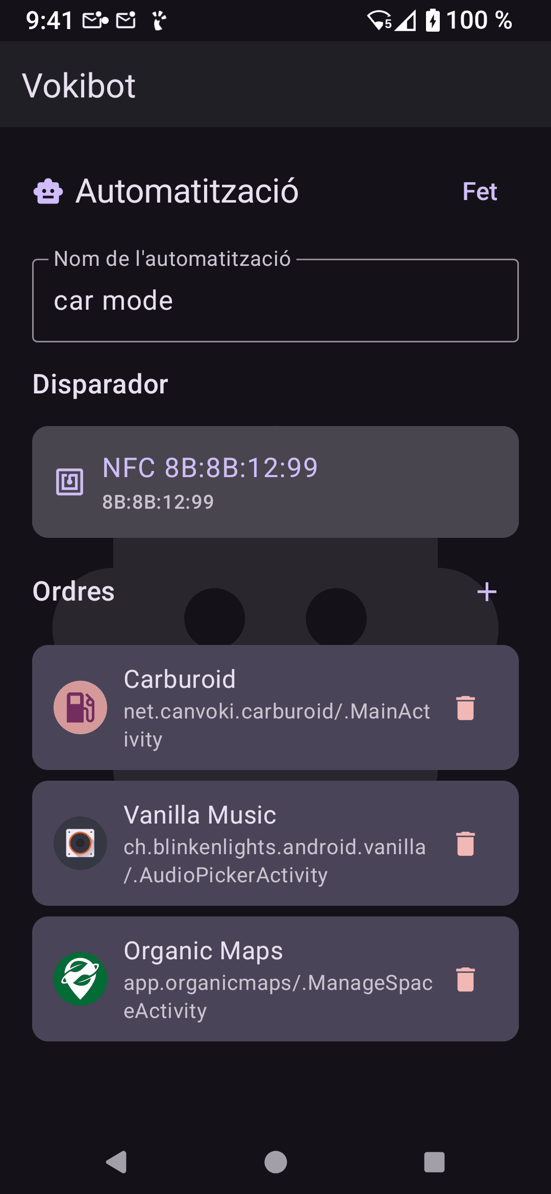 Скриншот 2 — Voki Bot