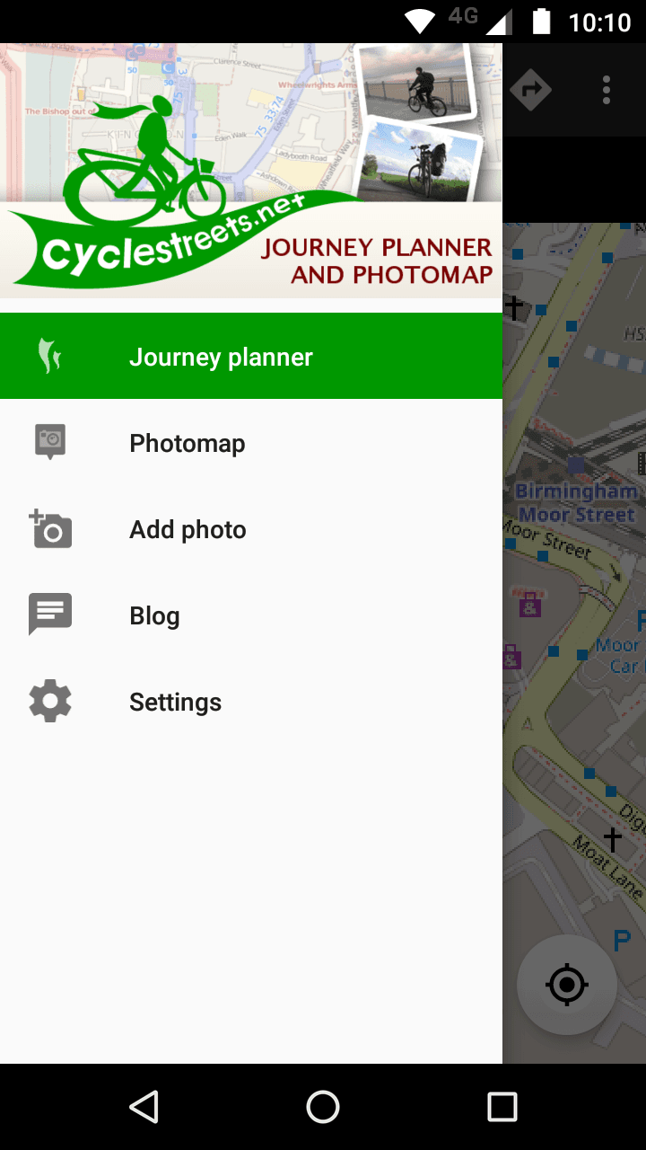 Скриншот 2 — CycleStreets
