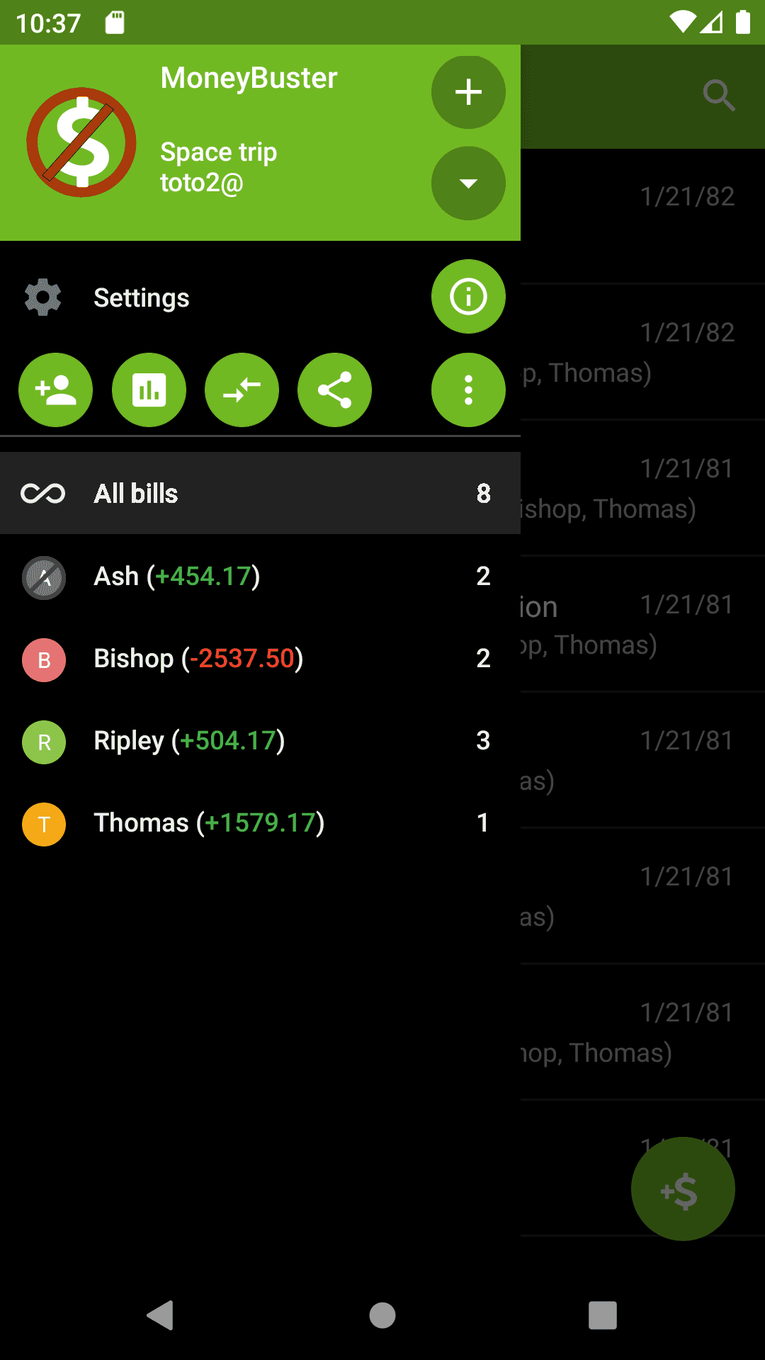 Скриншот 1 — MoneyBuster