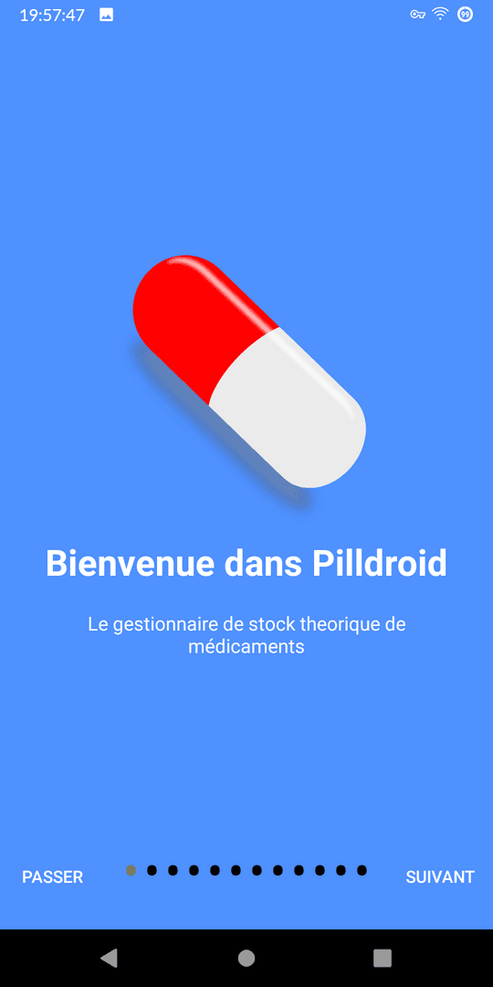 Скриншот 1 — Pilldroid