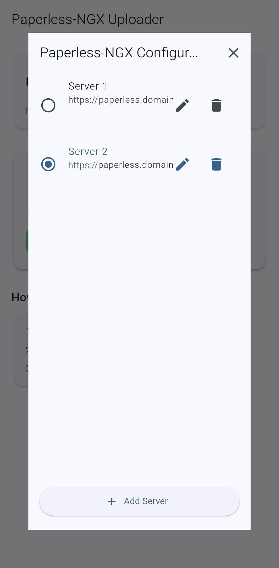 Скриншот 2 — Paperless NGX Uploader