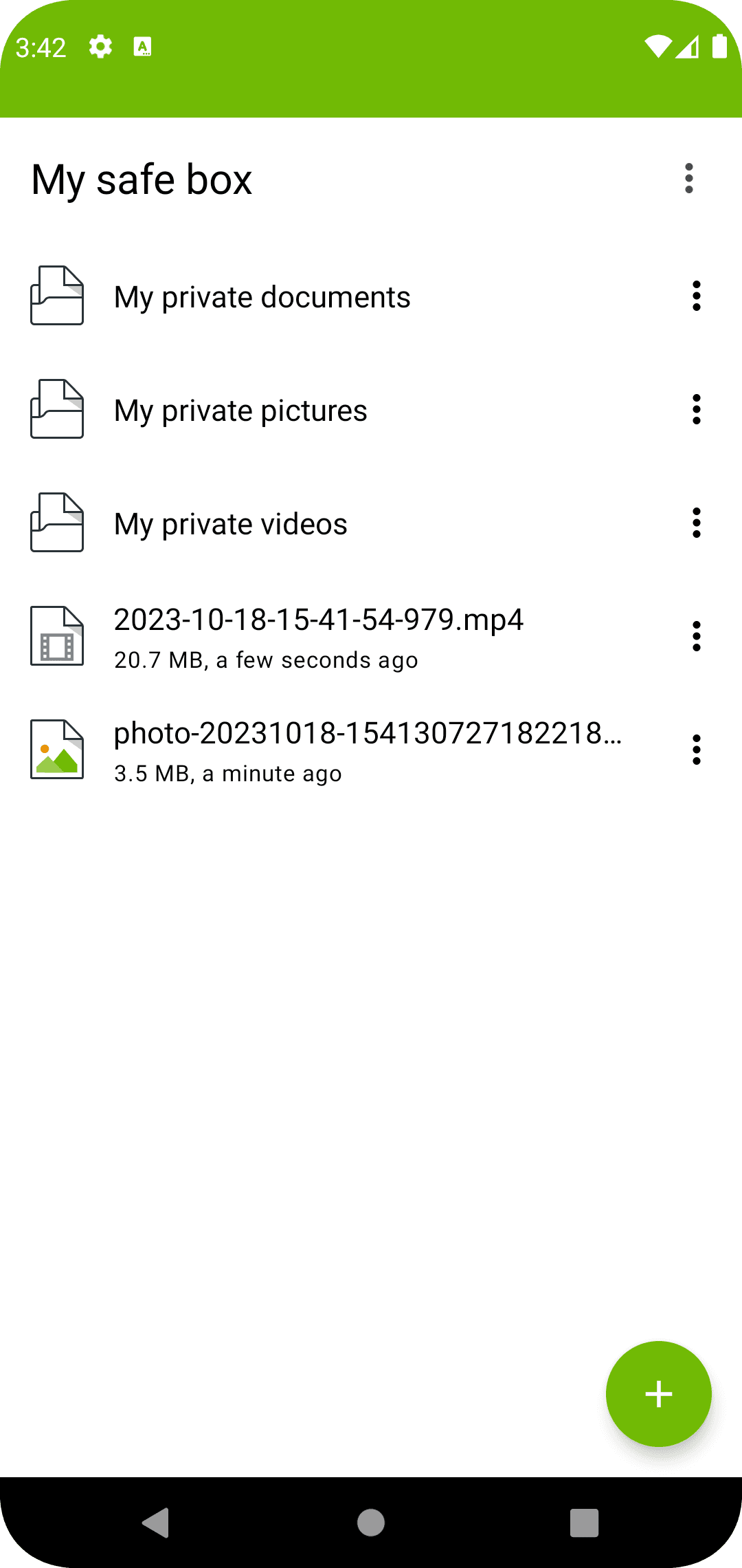 Скриншот 4 — Koofr Vault