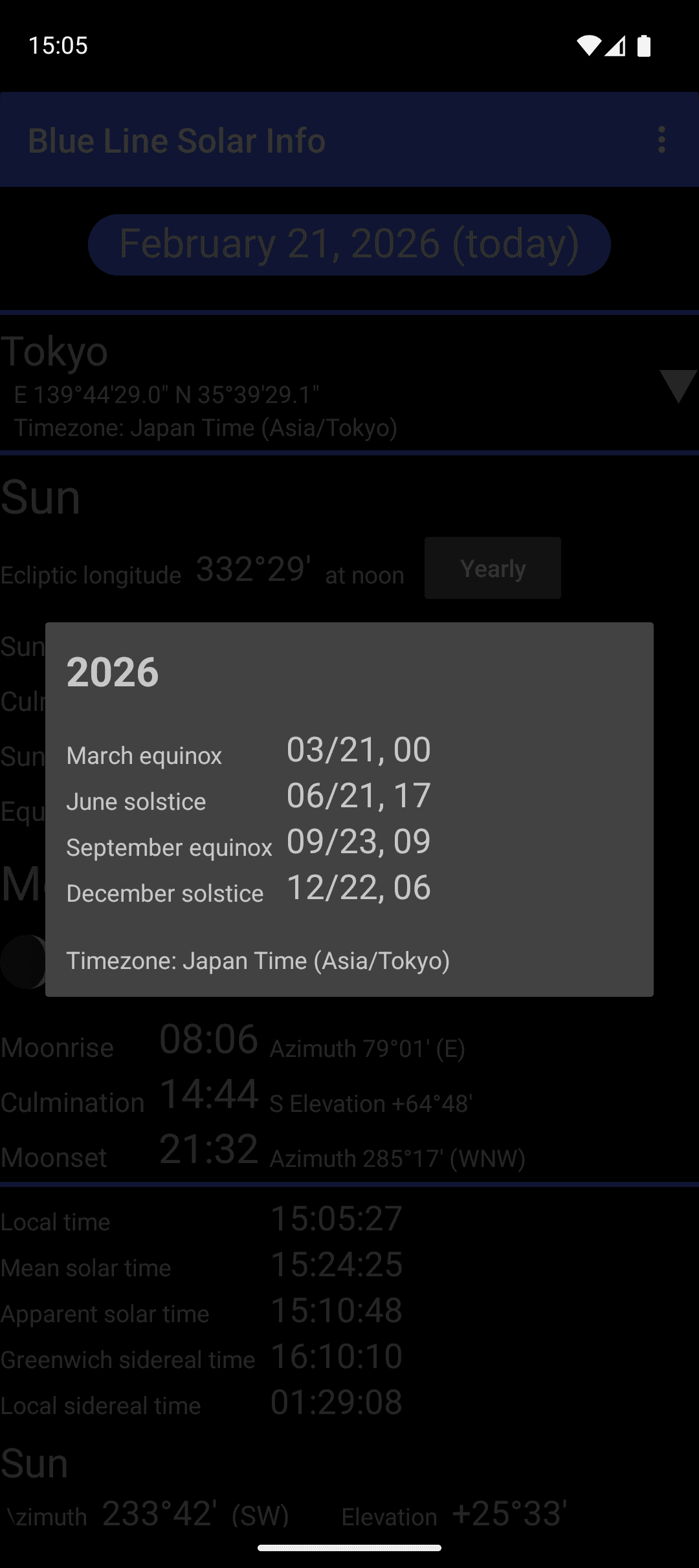 Скриншот 3 — Blue Line Solar Info