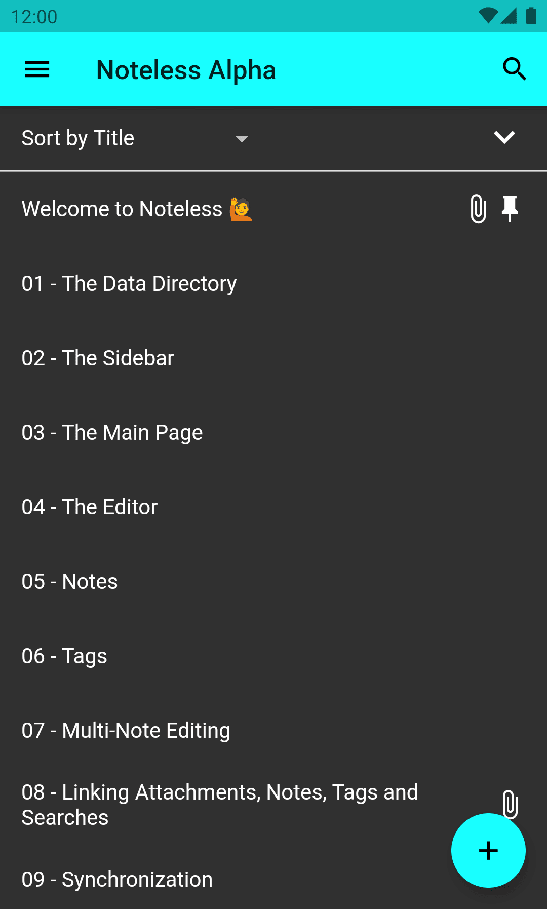 Скриншот 4 — Noteless