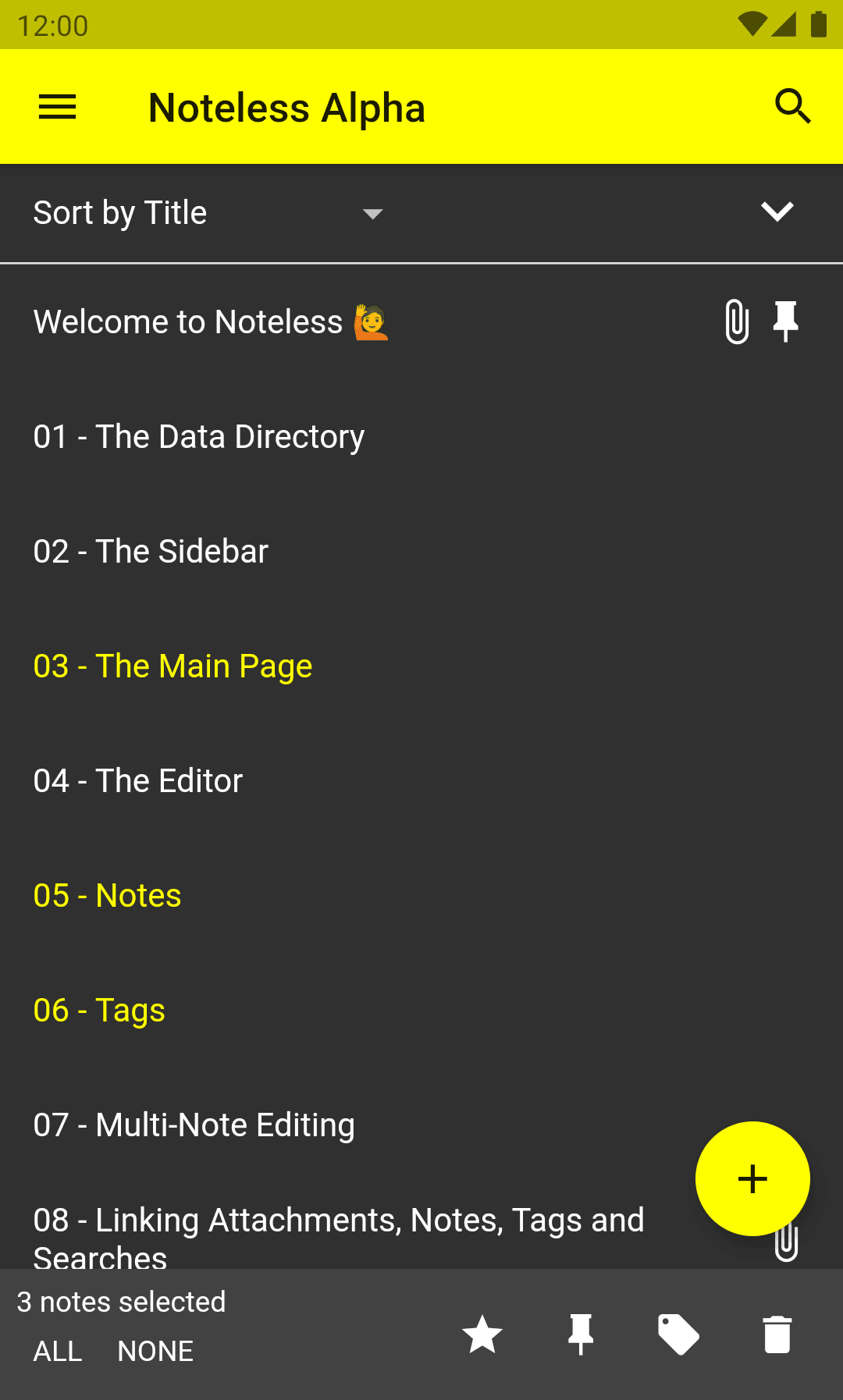 Скриншот 6 — Noteless