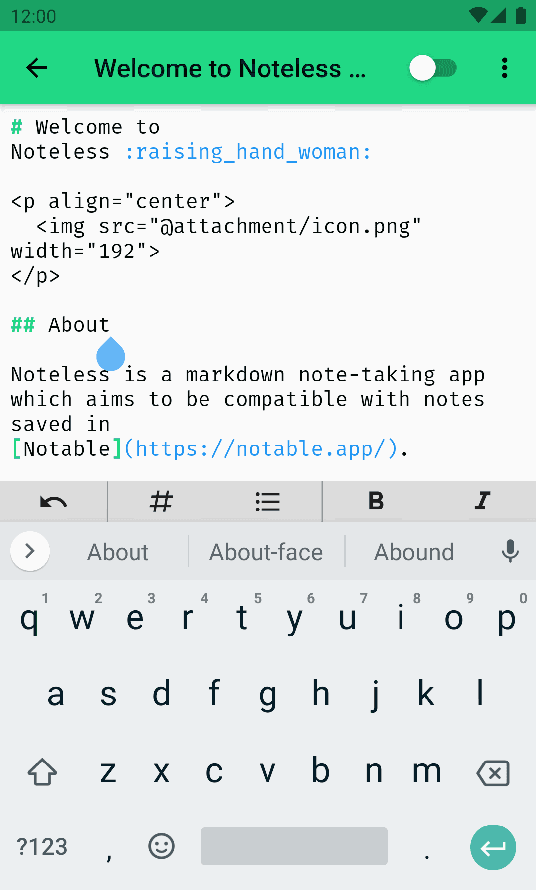 Скриншот 7 — Noteless