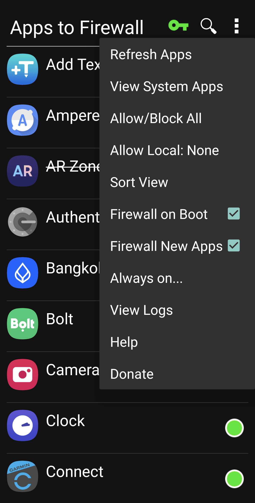 Скриншот 3 — Karma Firewall