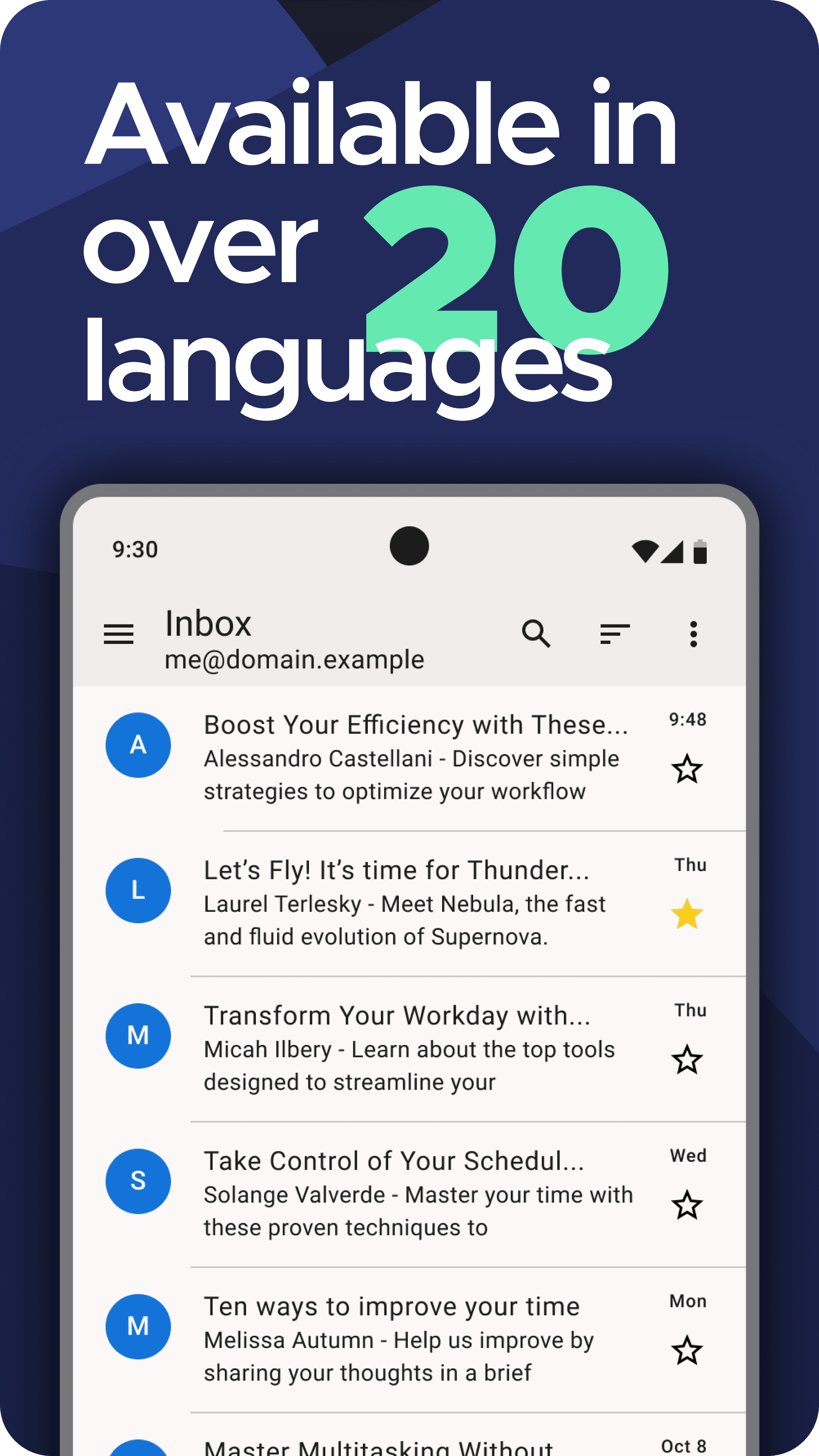 Скриншот 8 — Thunderbird Beta для тестеров