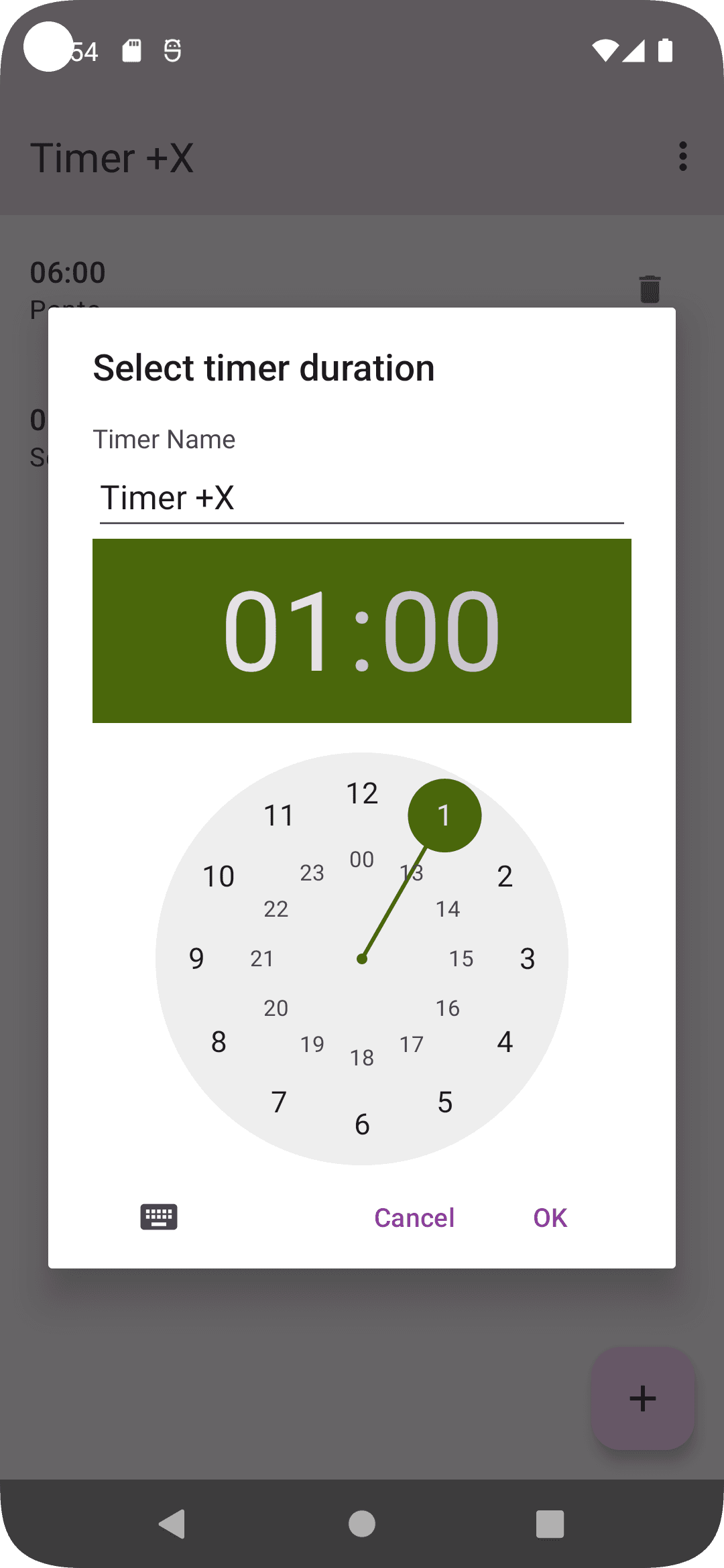 Скриншот 2 — Timer +X
