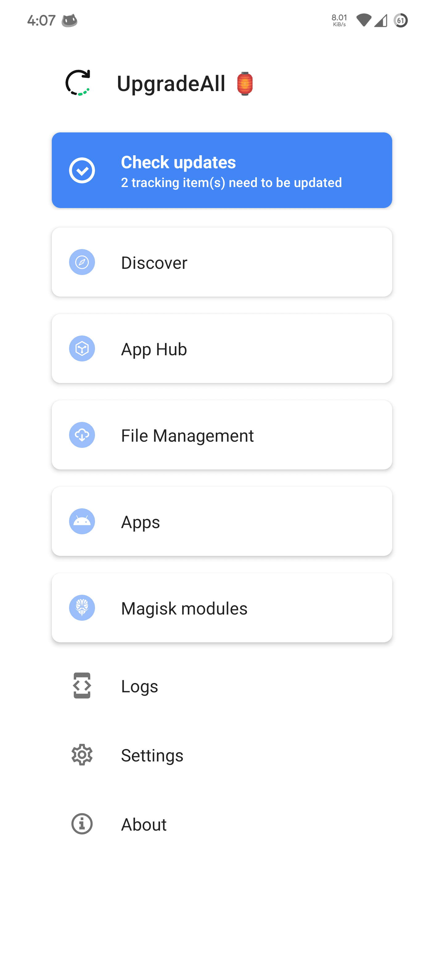 Скриншот 1 — UpgradeAll