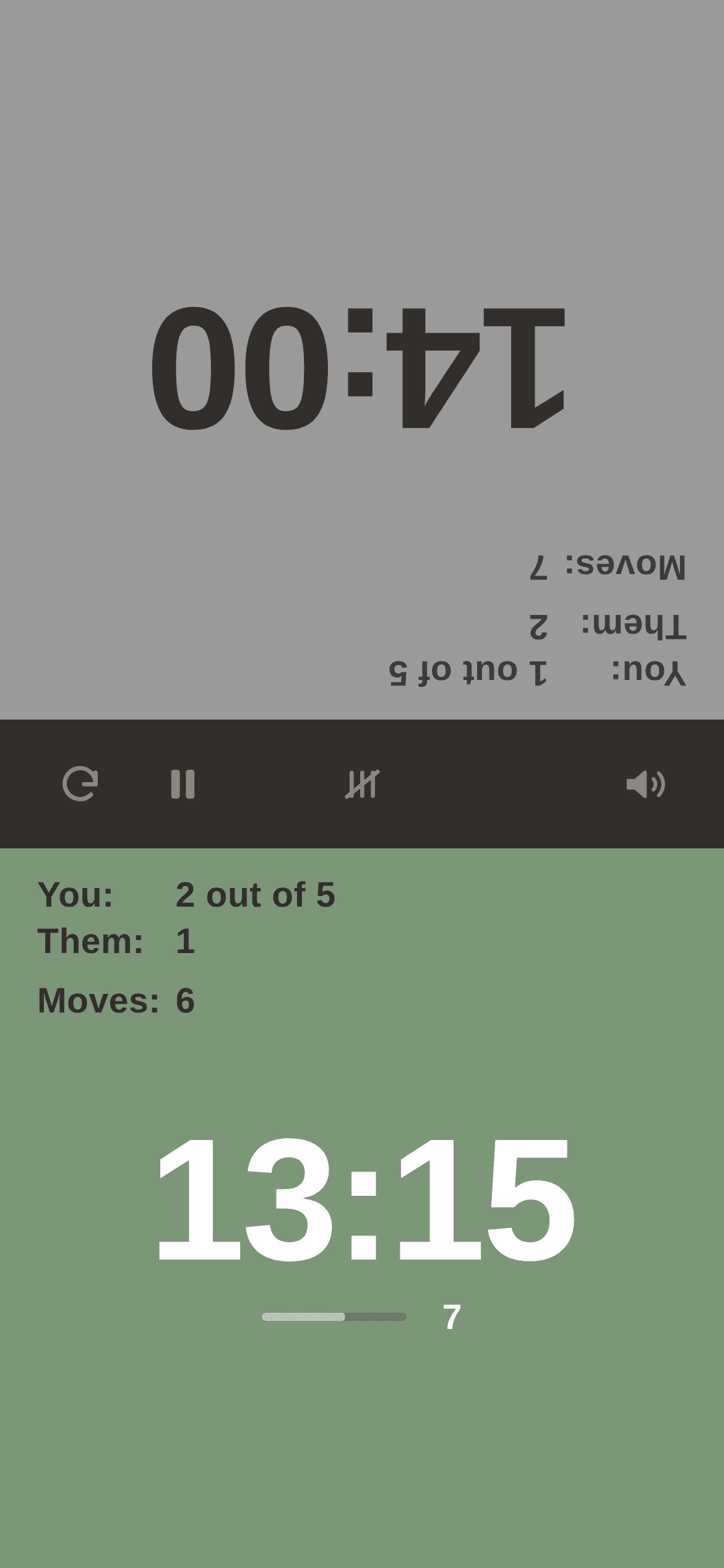 Скриншот 1 — Backgammon Clock
