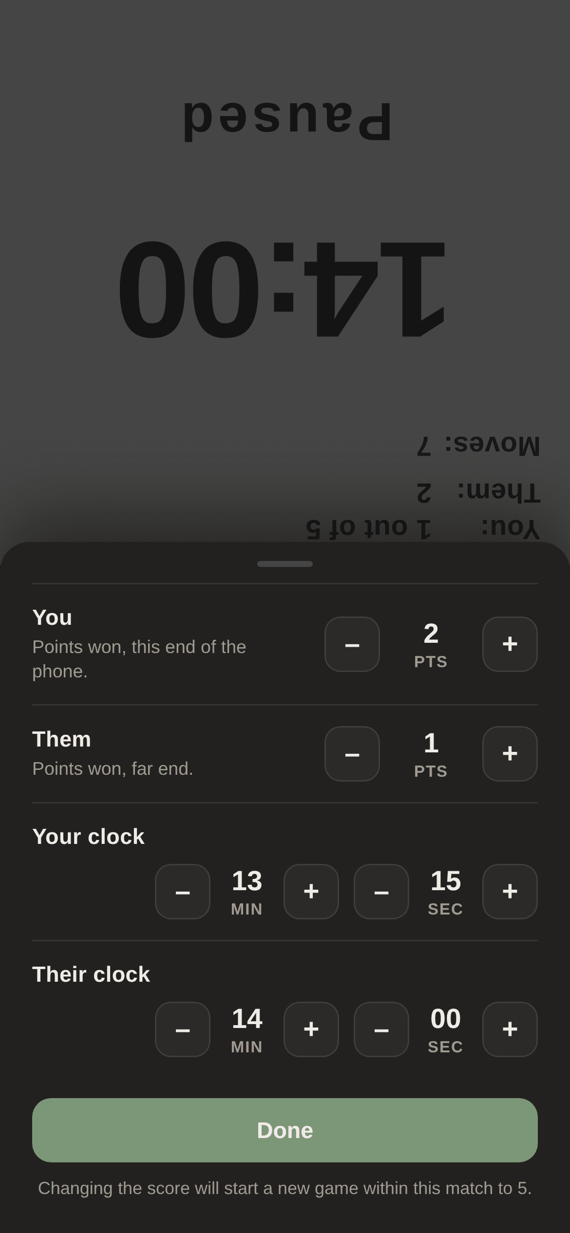 Скриншот 2 — Backgammon Clock