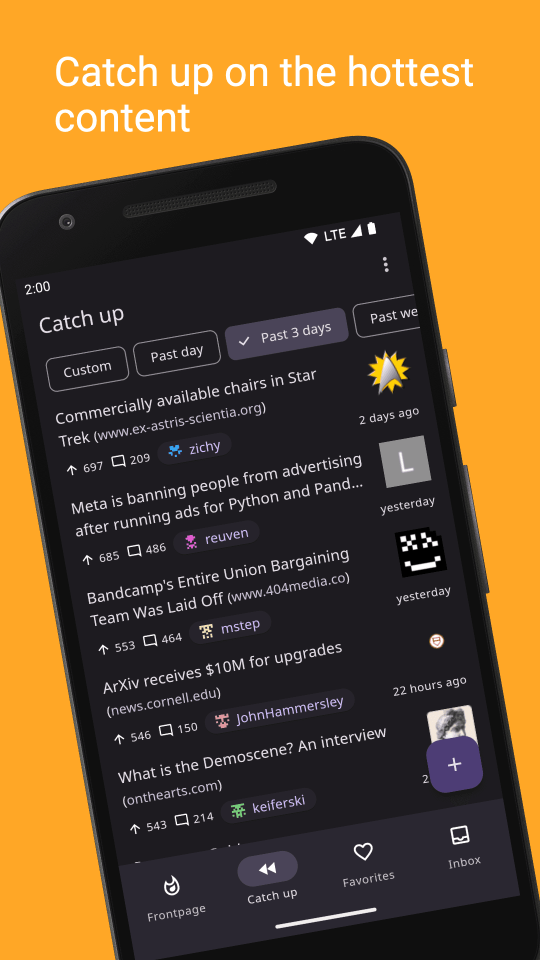 Скриншот 5 — Glider for Hacker News