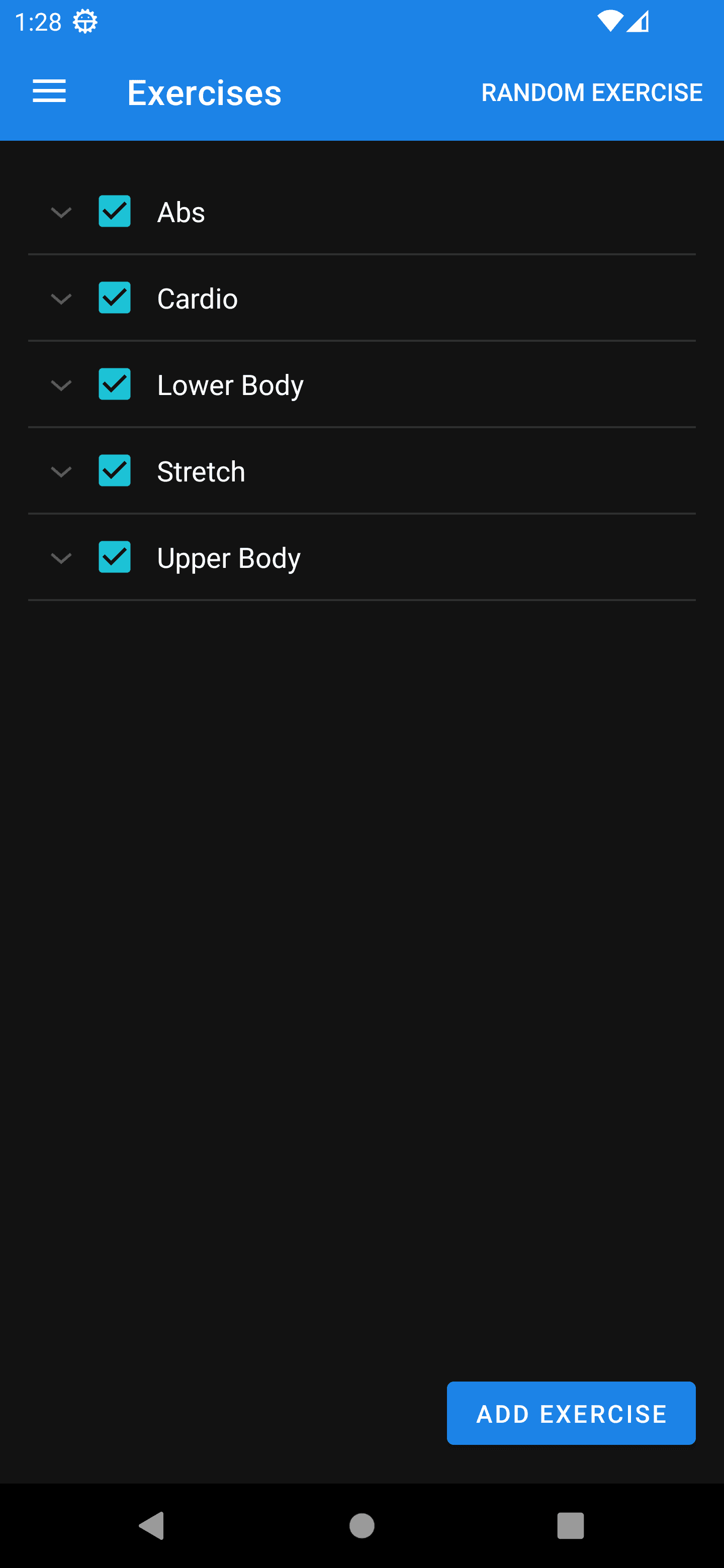 Скриншот 7 — Exercise Reminders