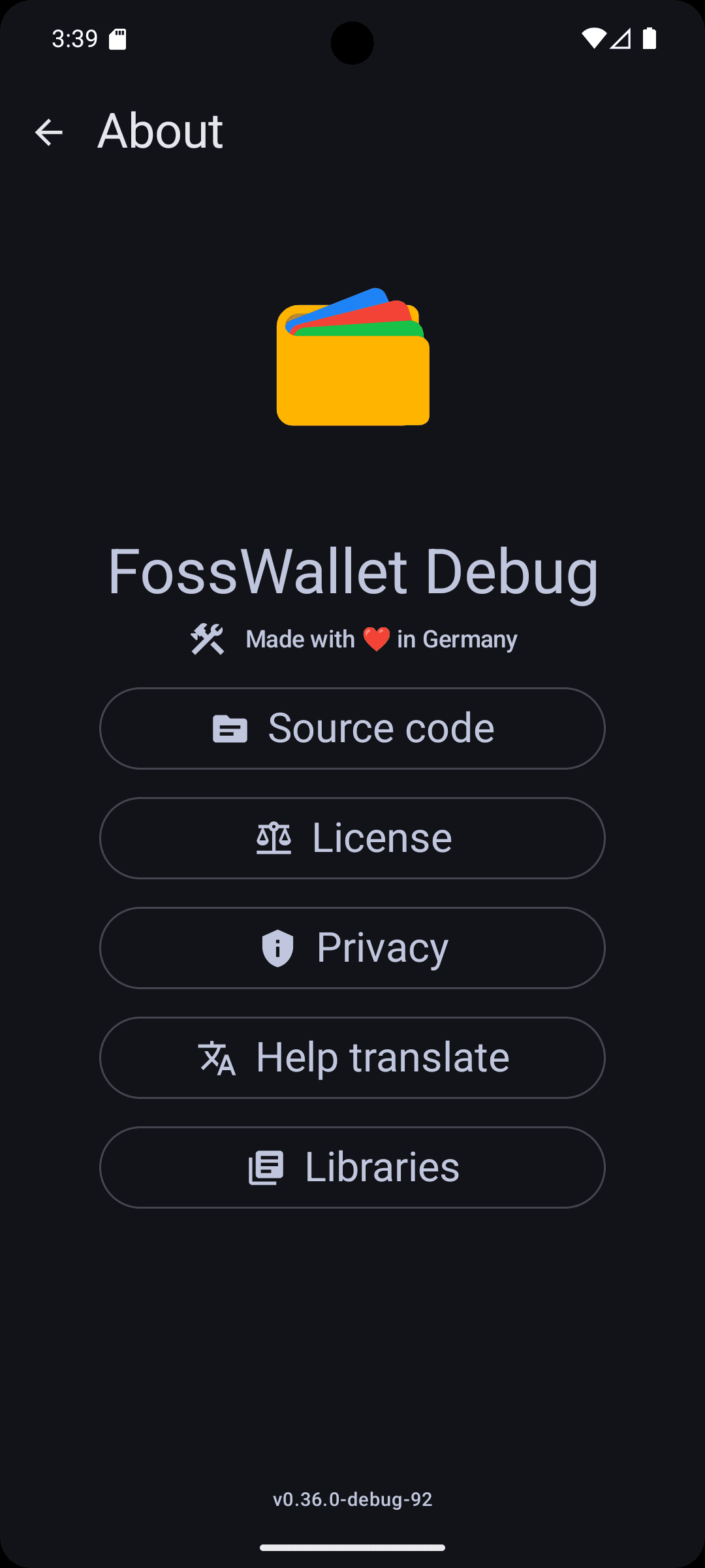 Скриншот 5 — FossWallet