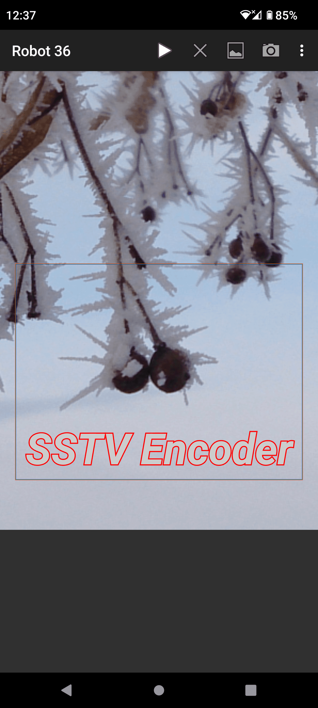 Скриншот 1 — SSTV Encoder