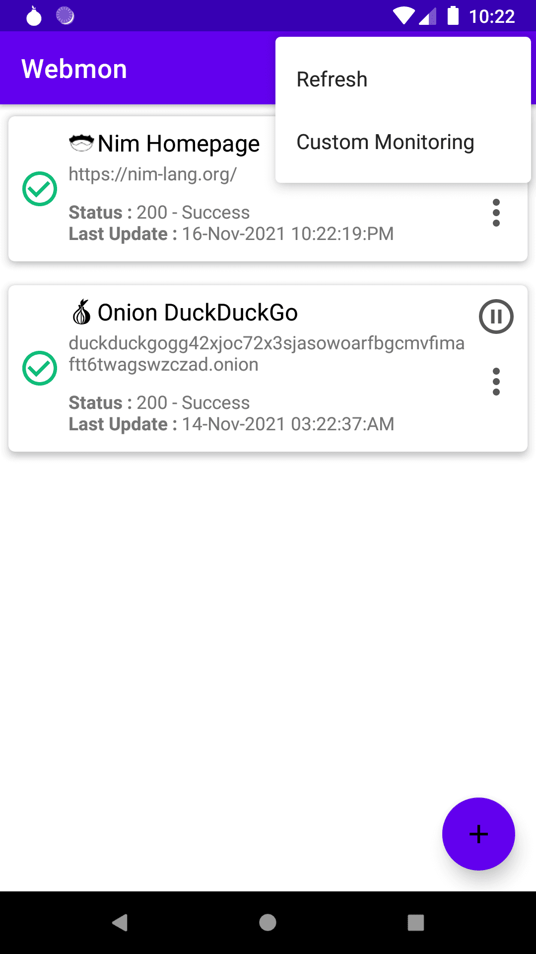 Скриншот 3 — Webmon