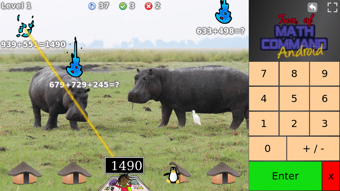 Скриншот 3 — Tux Math