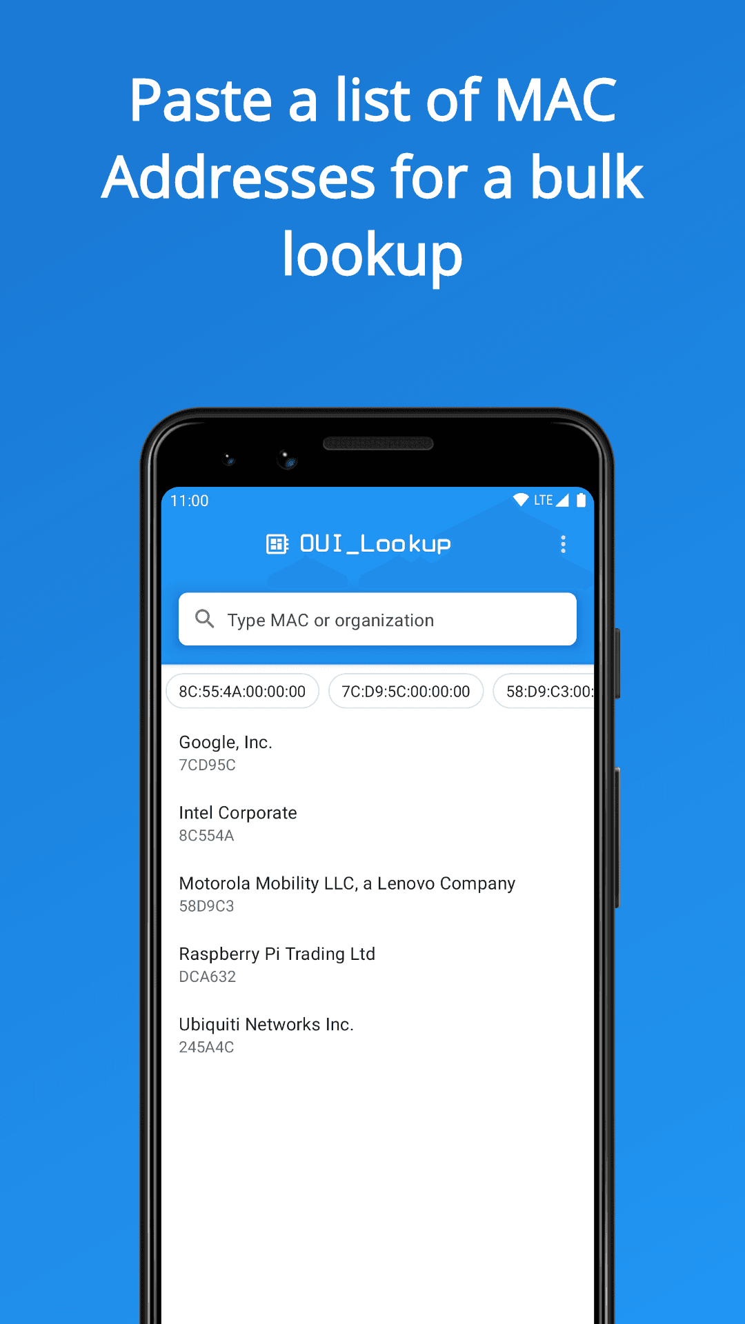 Скриншот 3 — OUI Lookup and Database