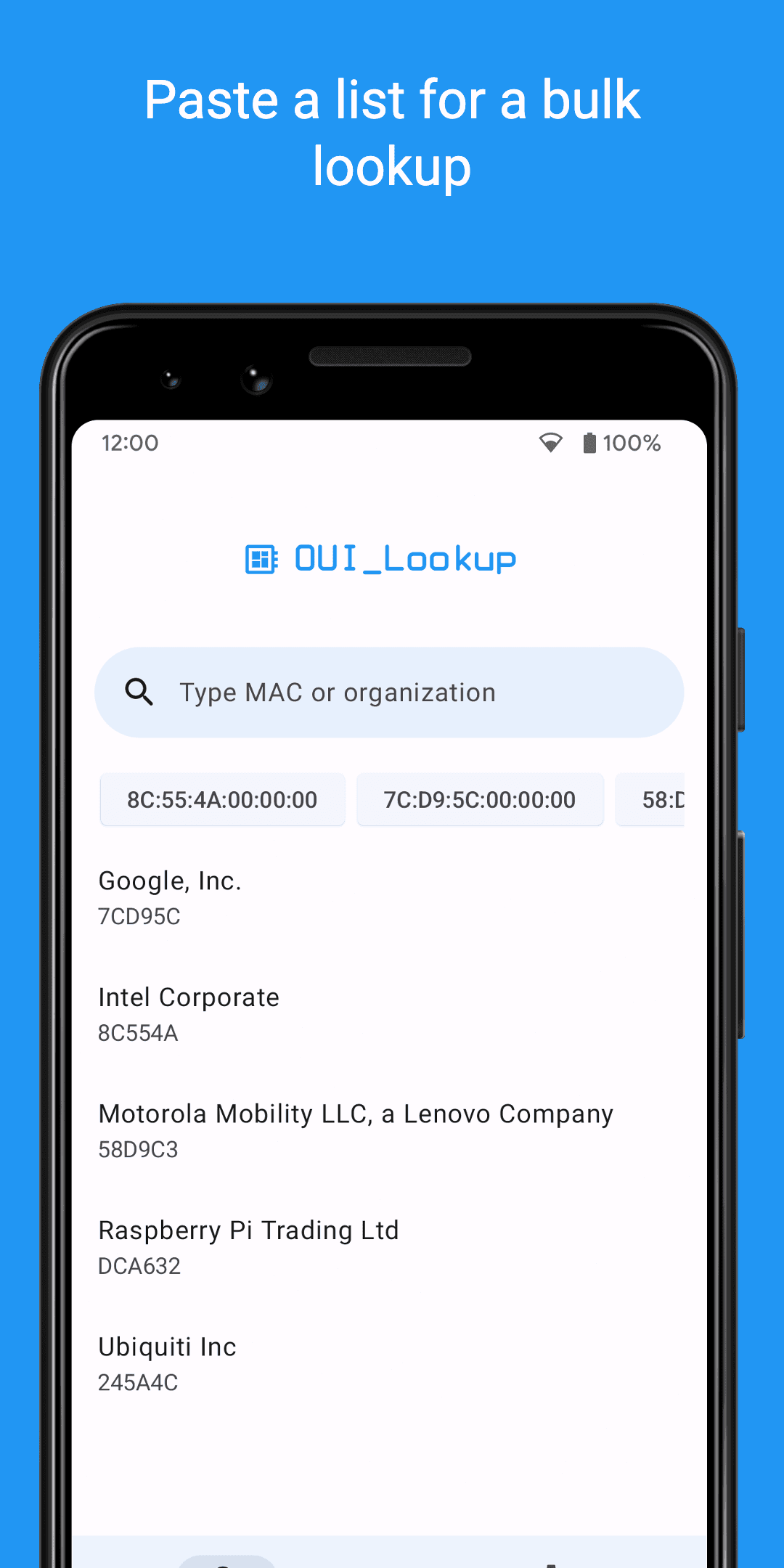 Скриншот 4 — OUI Lookup and Database