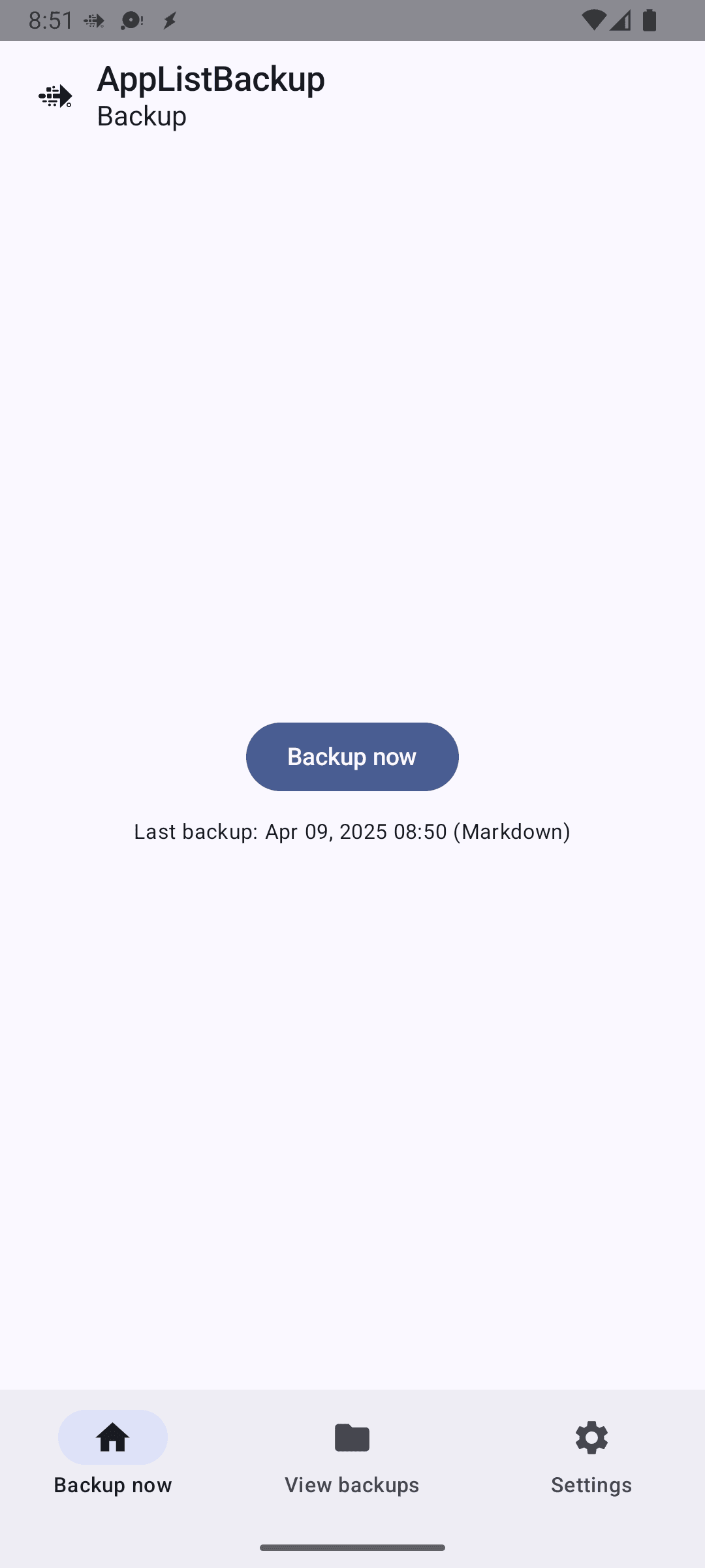 Скриншот 6 — AppListBackup