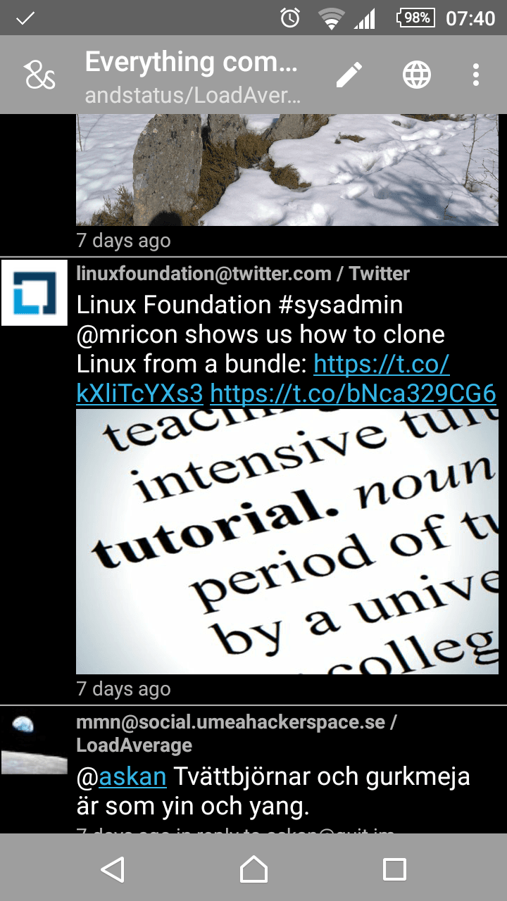 Скриншот 7 — AndStatus