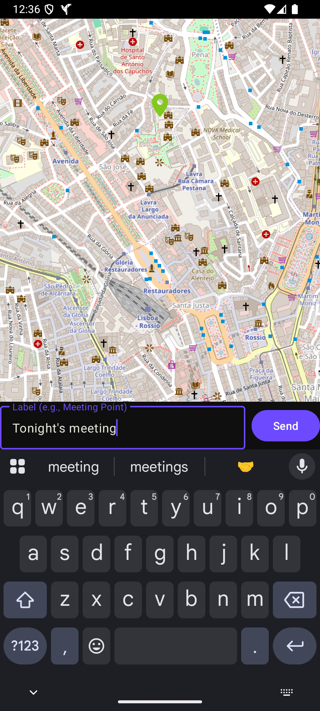 Скриншот 3 — Anonomi Messenger