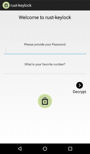 Скриншот 1 — rust-keylock-android
