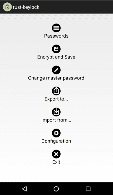 Скриншот 2 — rust-keylock-android