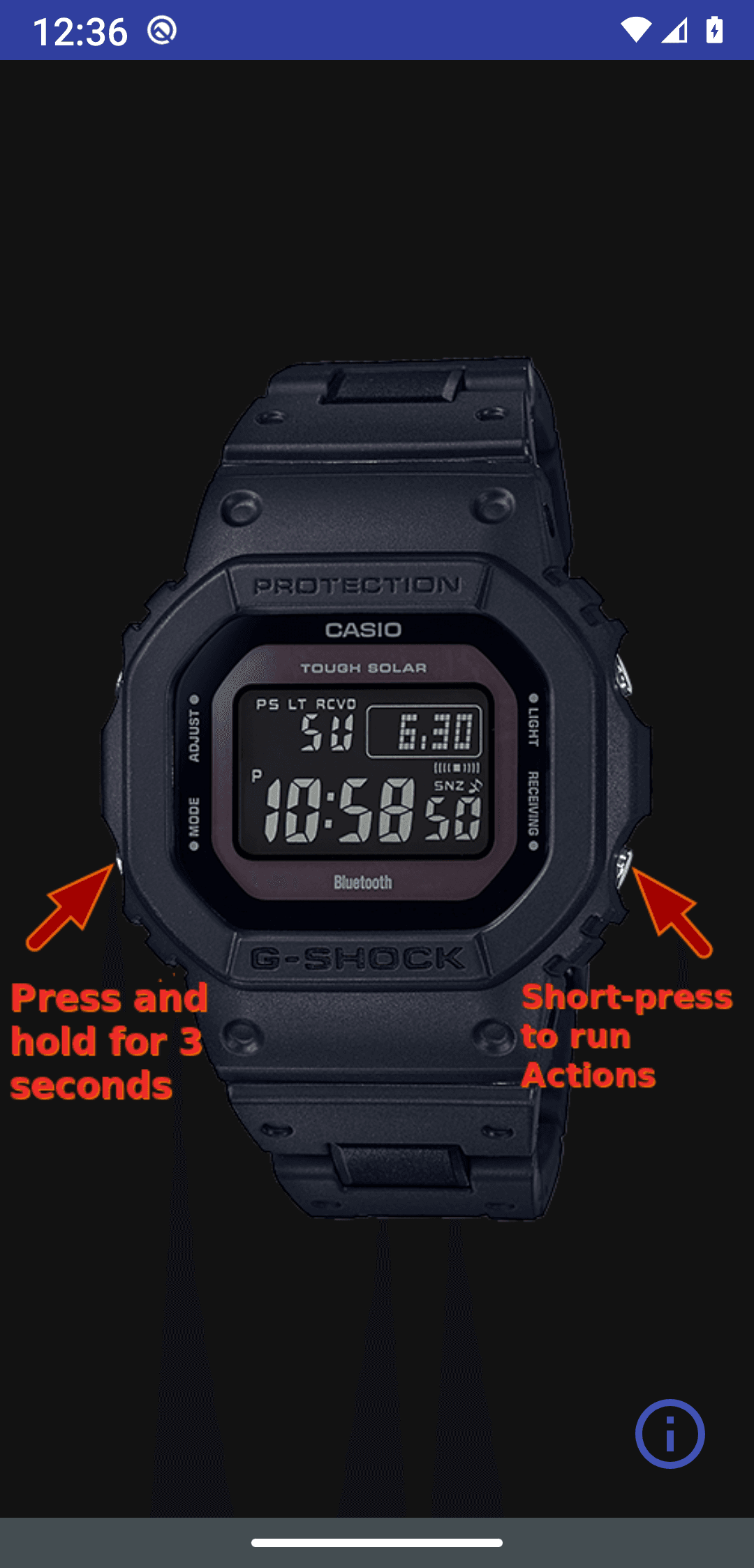 Скриншот 3 — Casio G-Shock Smart Sync