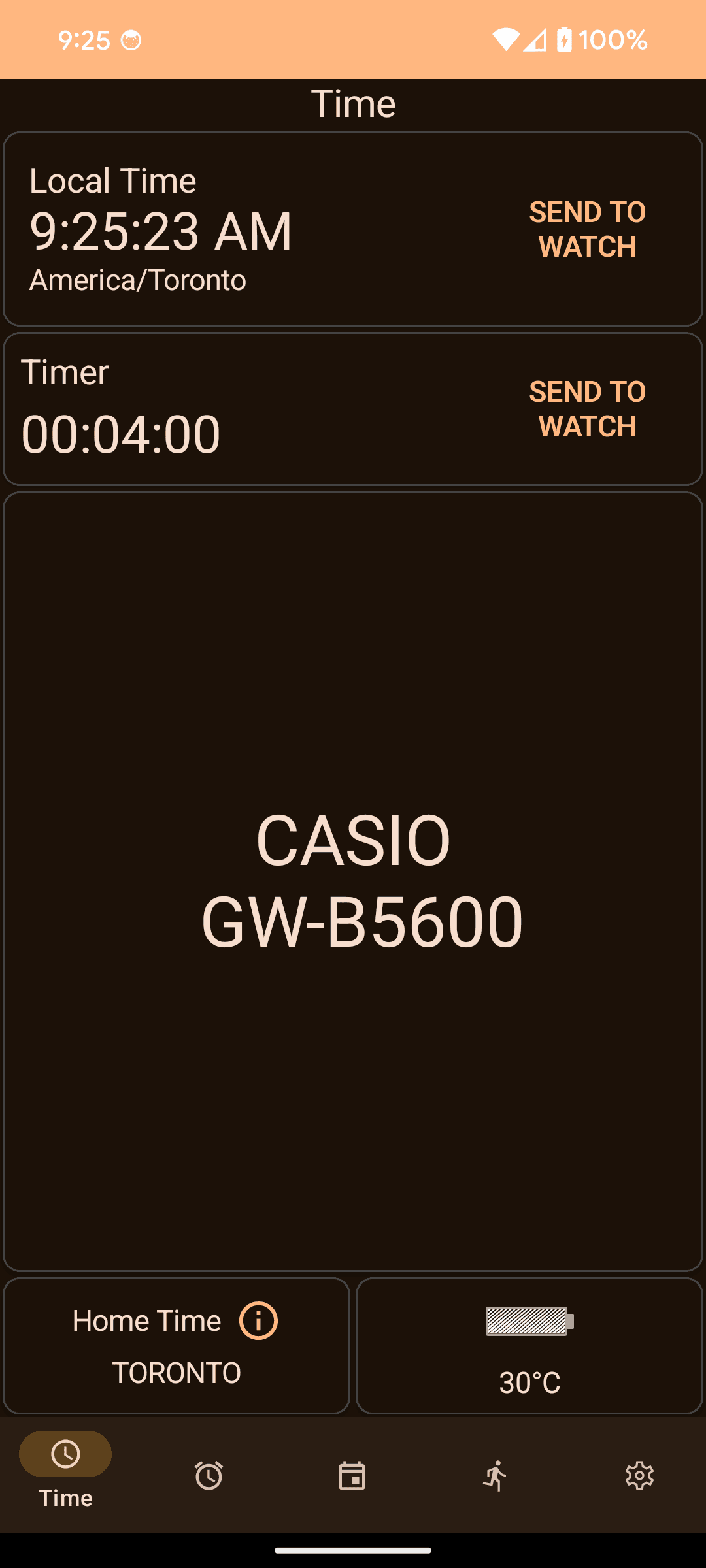 Скриншот 7 — Casio G-Shock Smart Sync