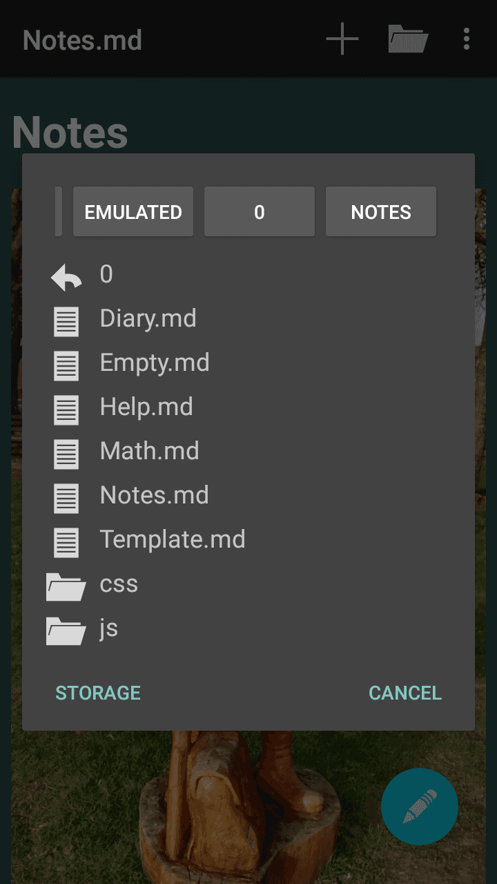 Скриншот 3 — Notes