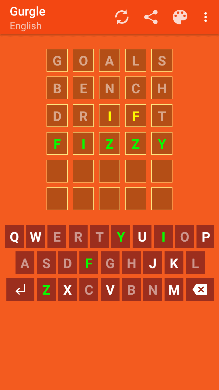 Скриншот 1 — WordleSolver