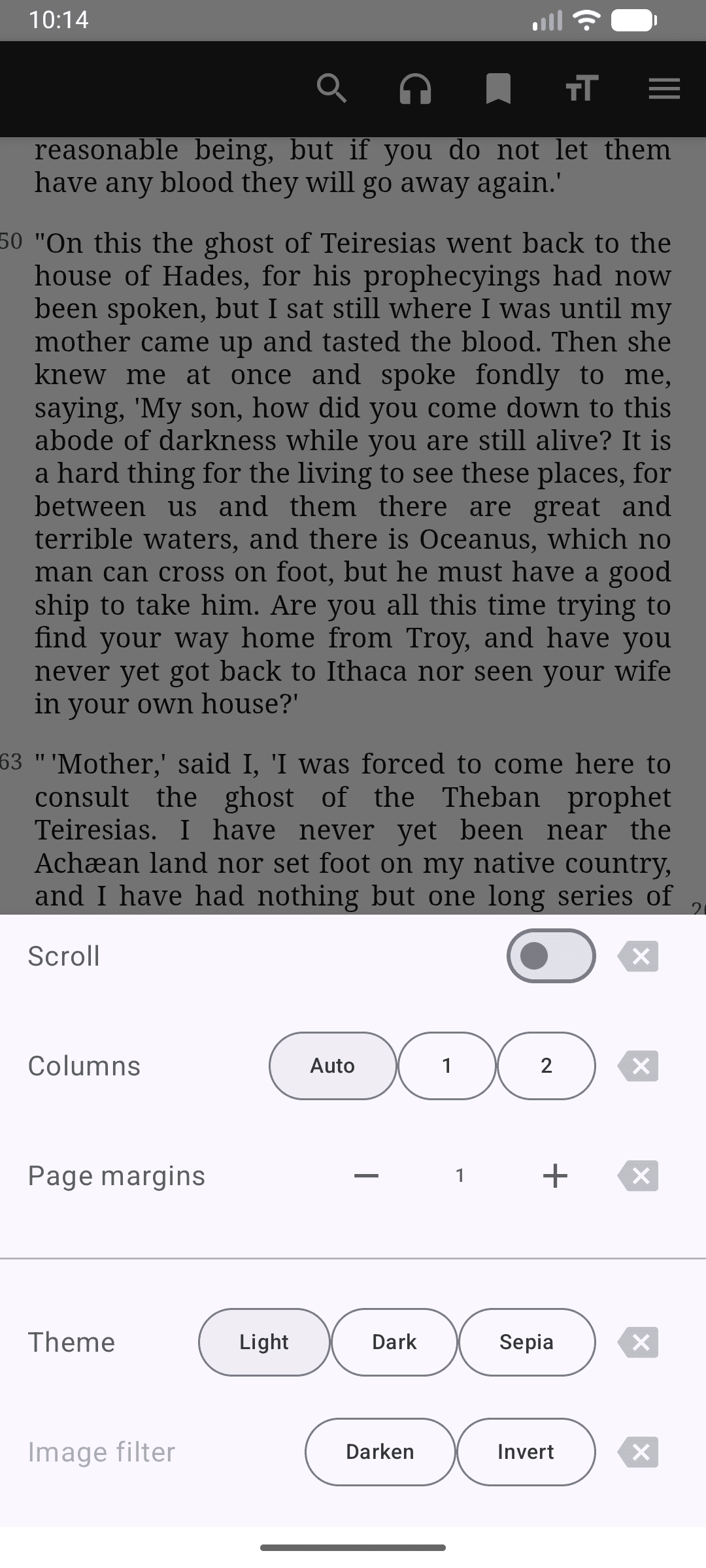 Скриншот 6 — Wikisource Reader
