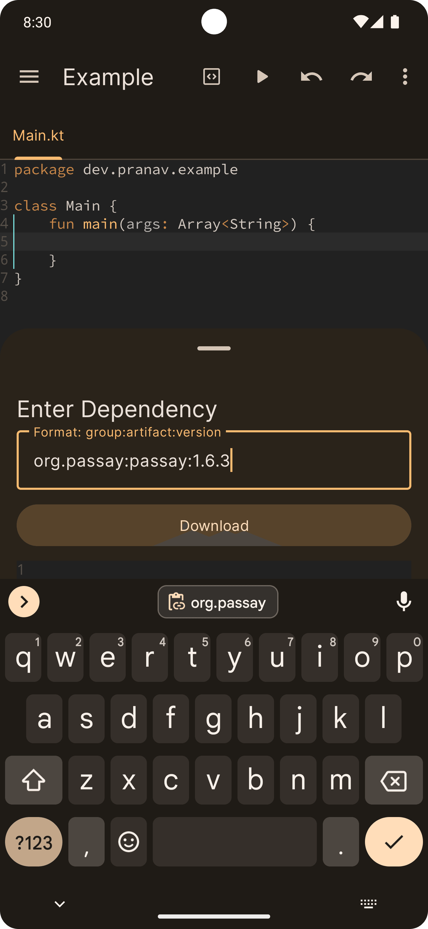 Скриншот 5 — Cosmic IDE