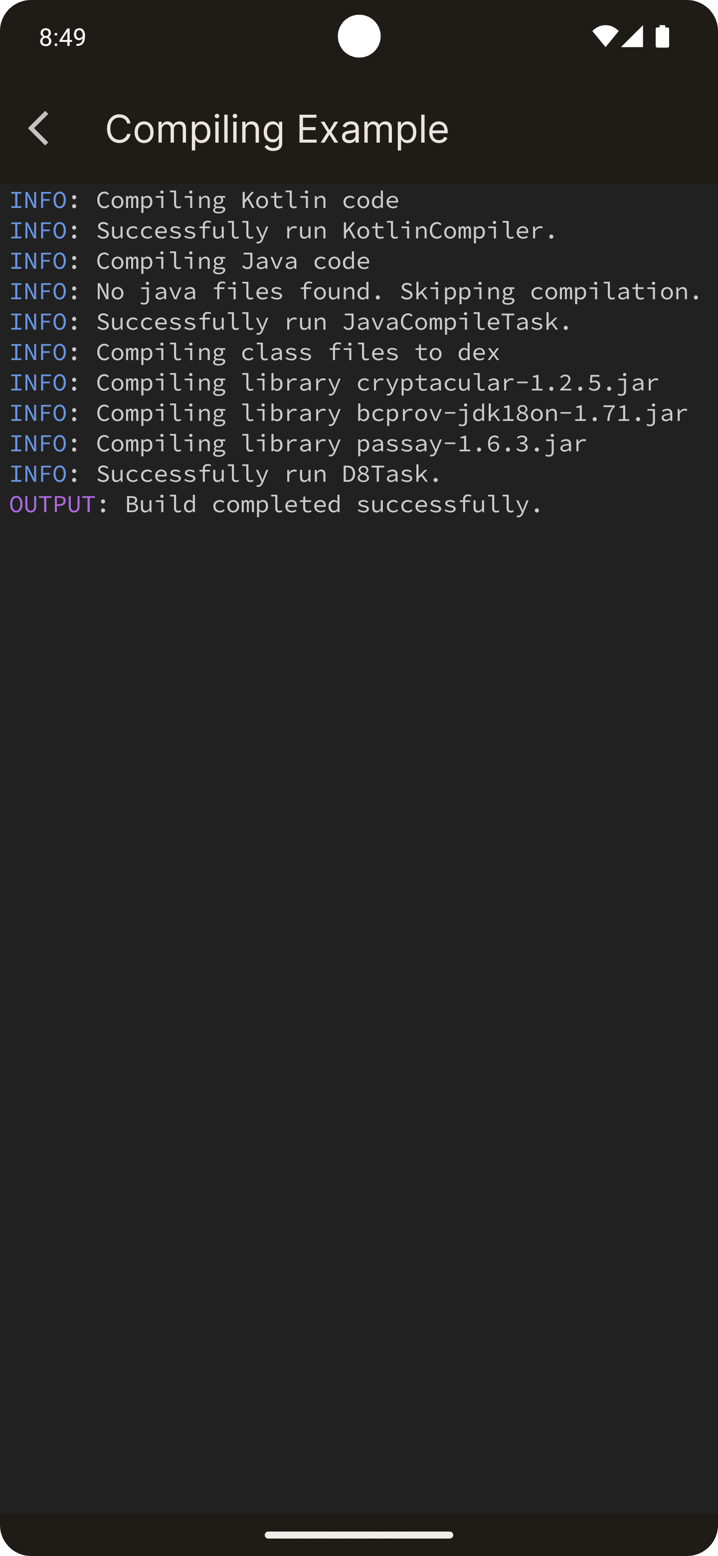 Скриншот 6 — Cosmic IDE