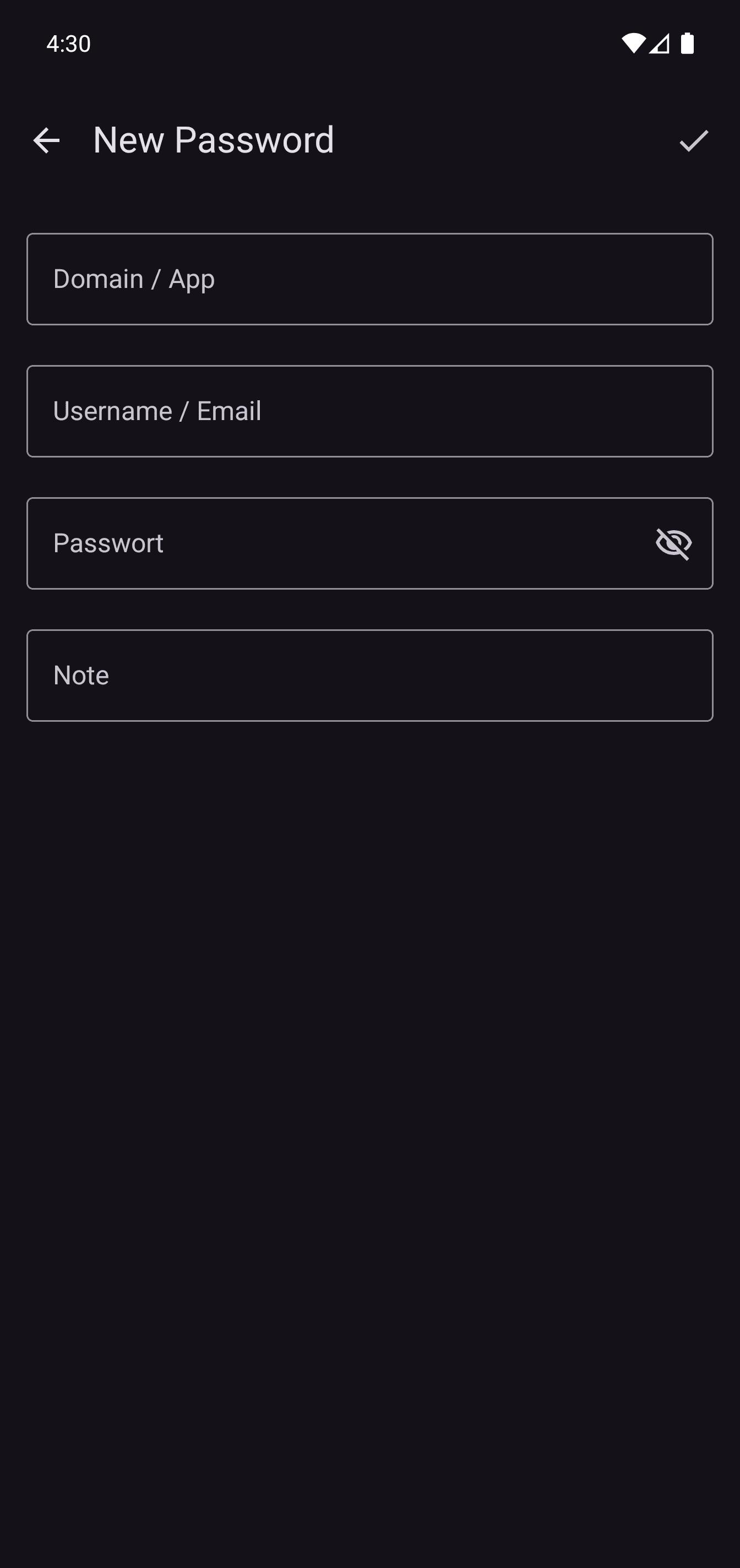 Скриншот 3 — Passwords
