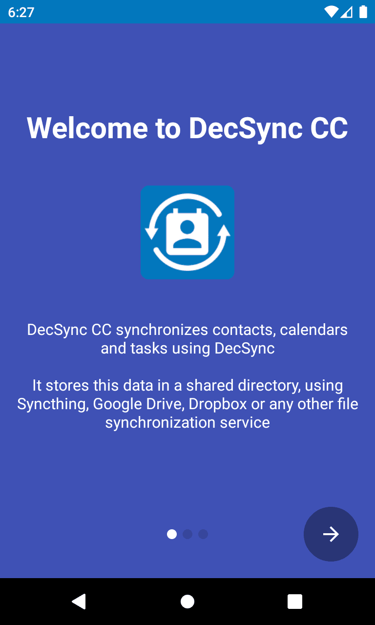 Скриншот 1 — DecSync CC