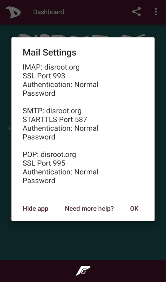 Скриншот 4 — Disroot app