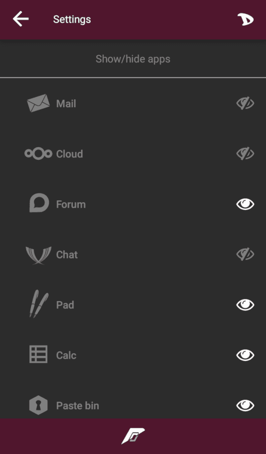 Скриншот 5 — Disroot app